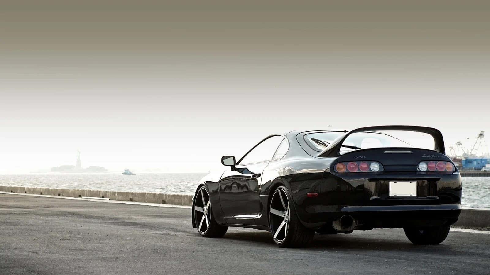 Supra Sports Car on the Road — 1600x900 wallpaper