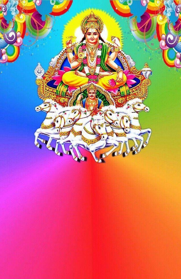 Surya Bhagwan Color Palette Background — 692x1064 wallpaper