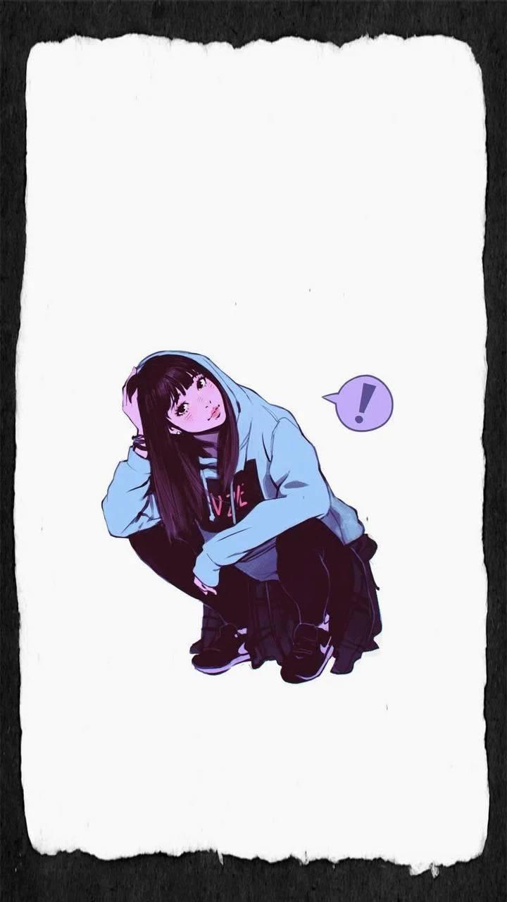 Swag Cool Girl Cartoon — 720x1280 wallpaper