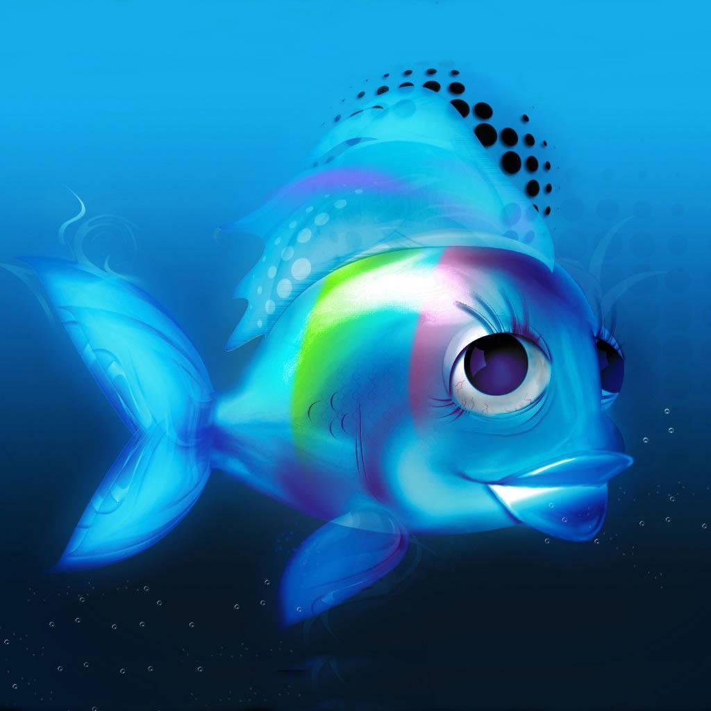Swimming underwater and discovering the hidden beauty of the sea #animated — 1024x1024 wallpaper
