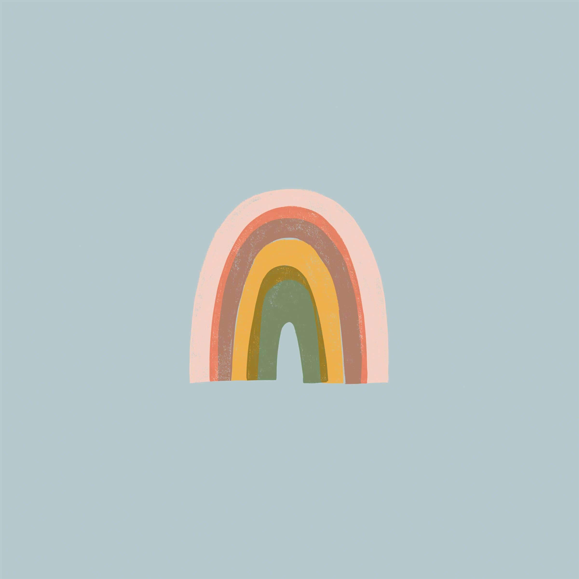Tablet with colorful interface — 2401x2401 wallpaper