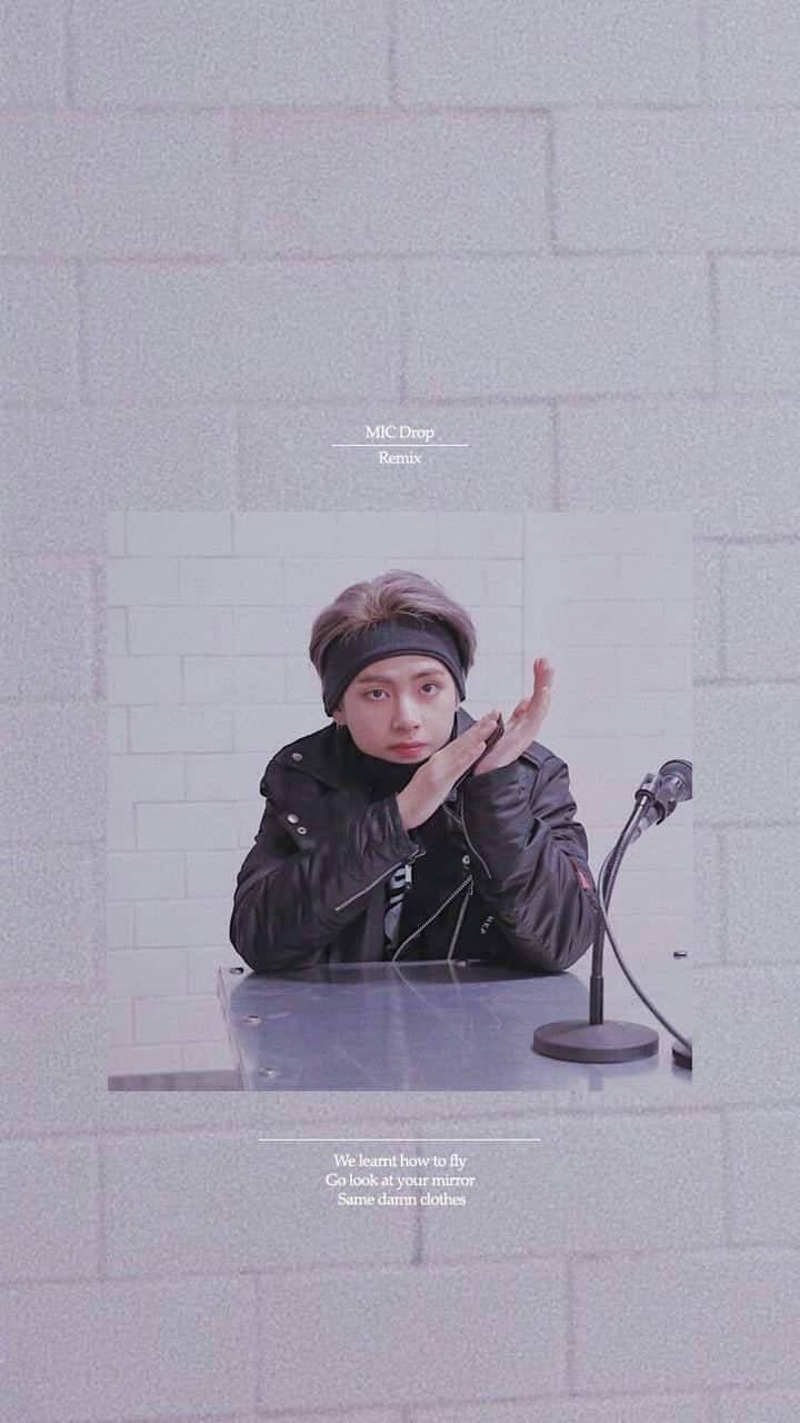 Taehyung Mic Drop Remix — 720x1280 wallpaper