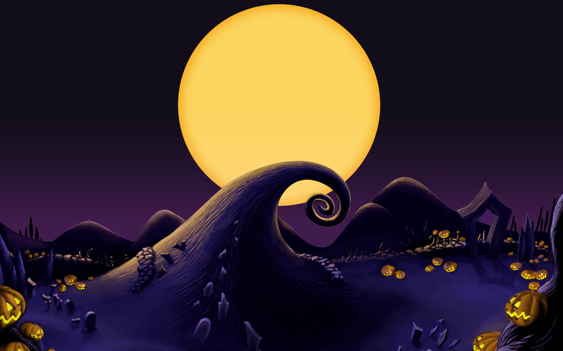 Take a magical journey to Halloween Town, with The Nightmare Before Christmas! — 1920x1200 wallpaper