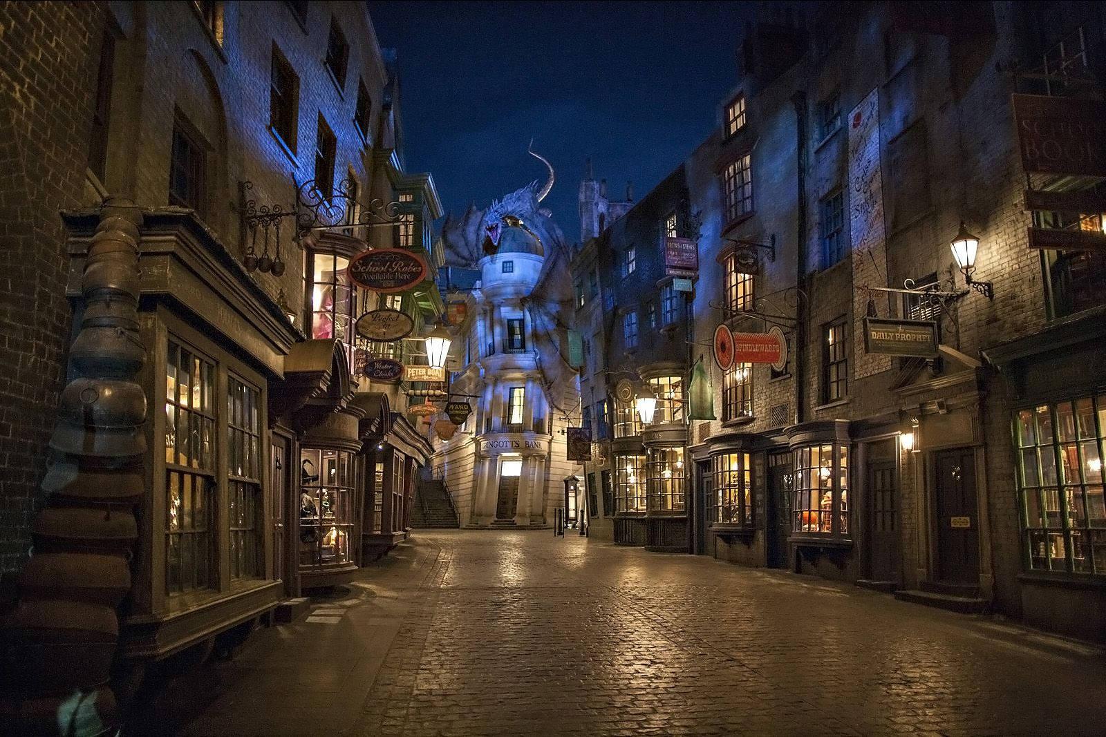 Take A Stroll Through Diagon Alley To Shop For Wizarding Needs — 1600x1067 wallpaper