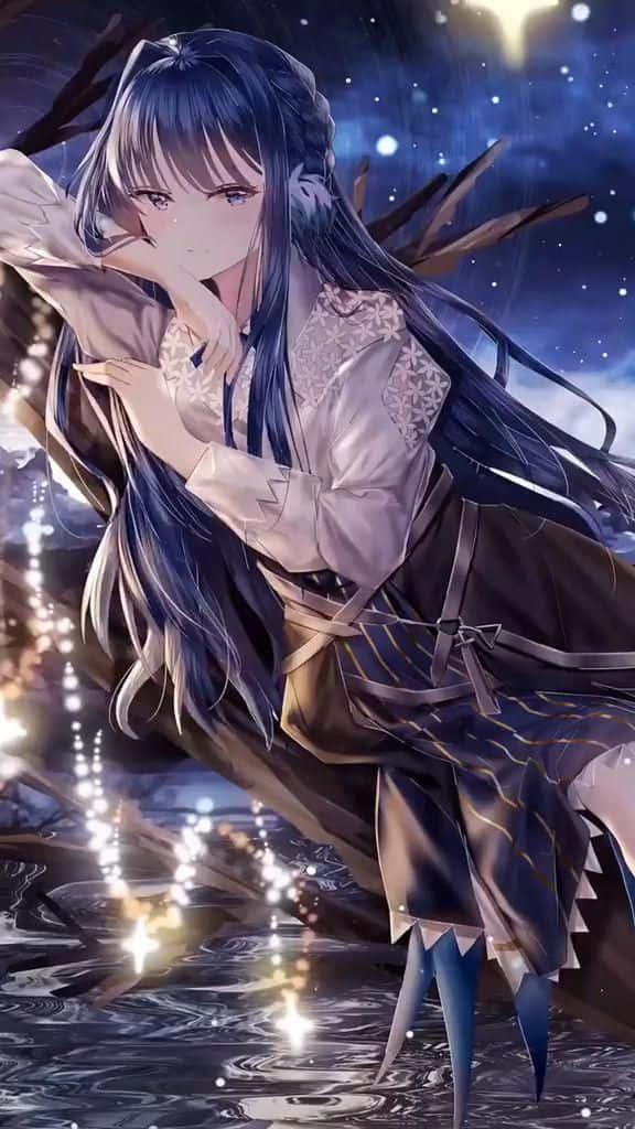 Take a walk on the Dark Side with this Mischievous Cute Anime — 576x1024 wallpaper