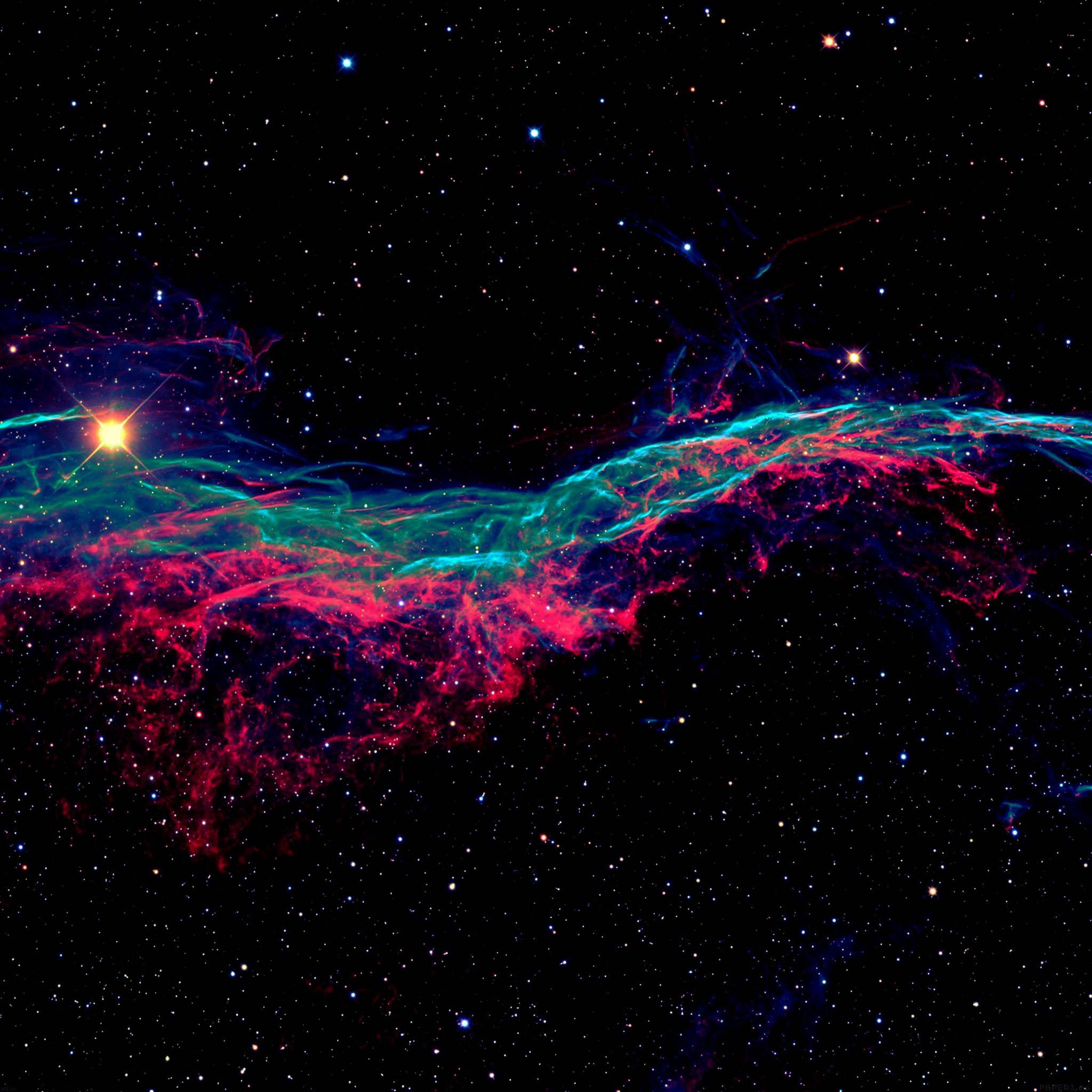 Take an intergalactic journey and explore the intriguing beauty of a galactic body. — 2048x2048 wallpaper