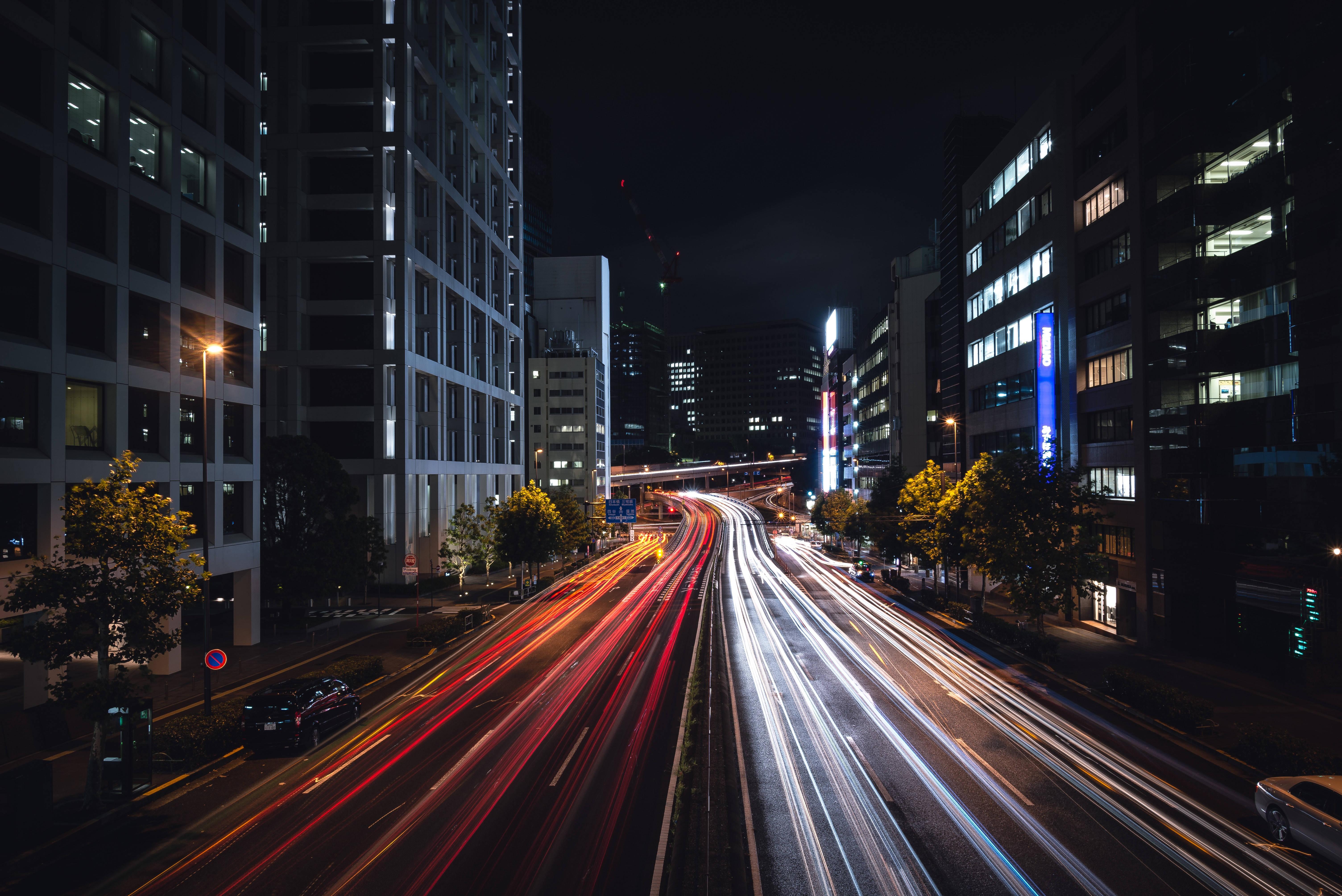 Take in the breathtaking views of Minato's Akasaka Highway. — 6016x4016 wallpaper