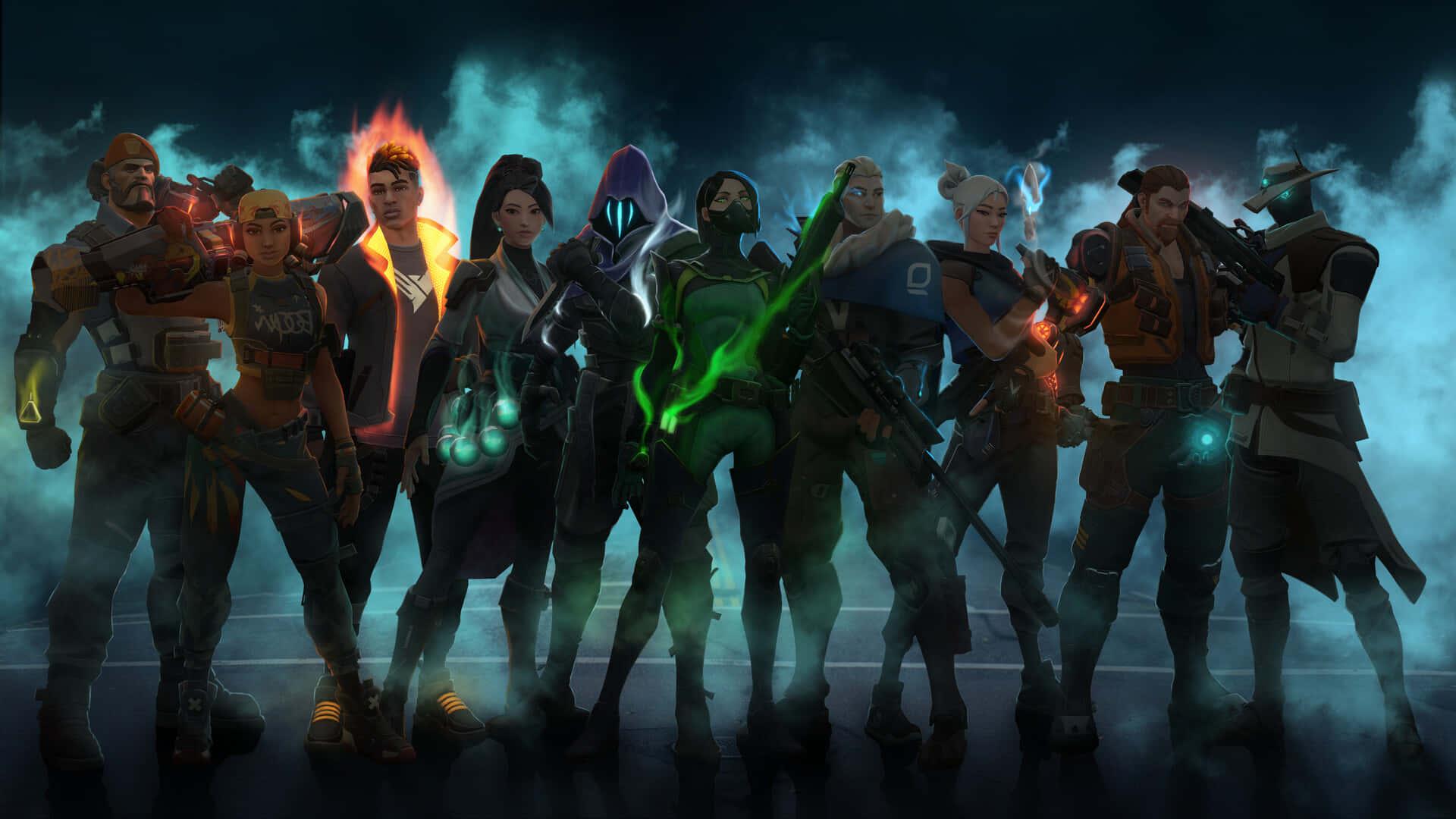 Take your first steps in Valorant's cyberpunk world — 1920x1080 wallpaper