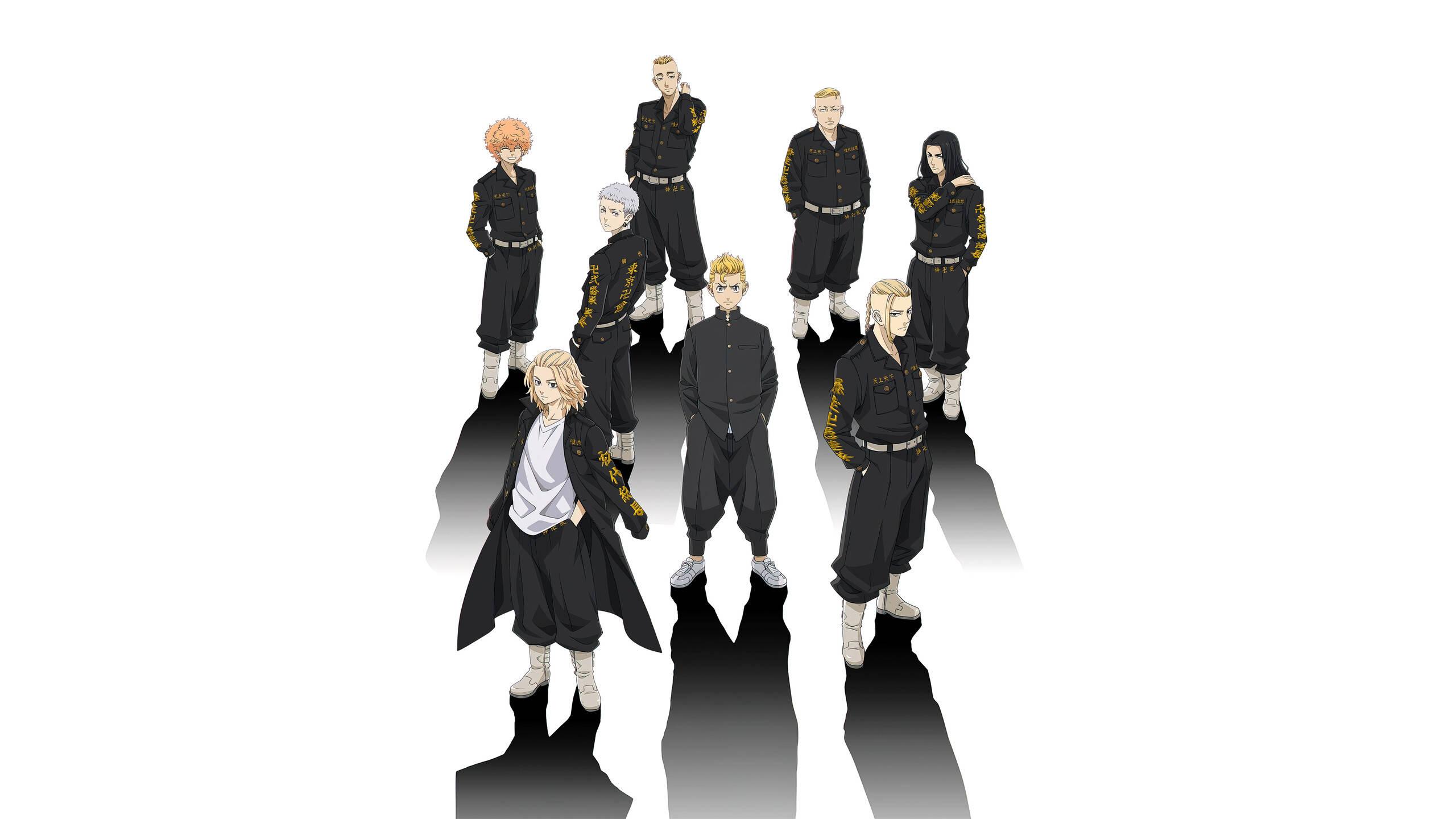 Takemichi and Manji Gang from Tokyo Revengers — 2560x1440 wallpaper