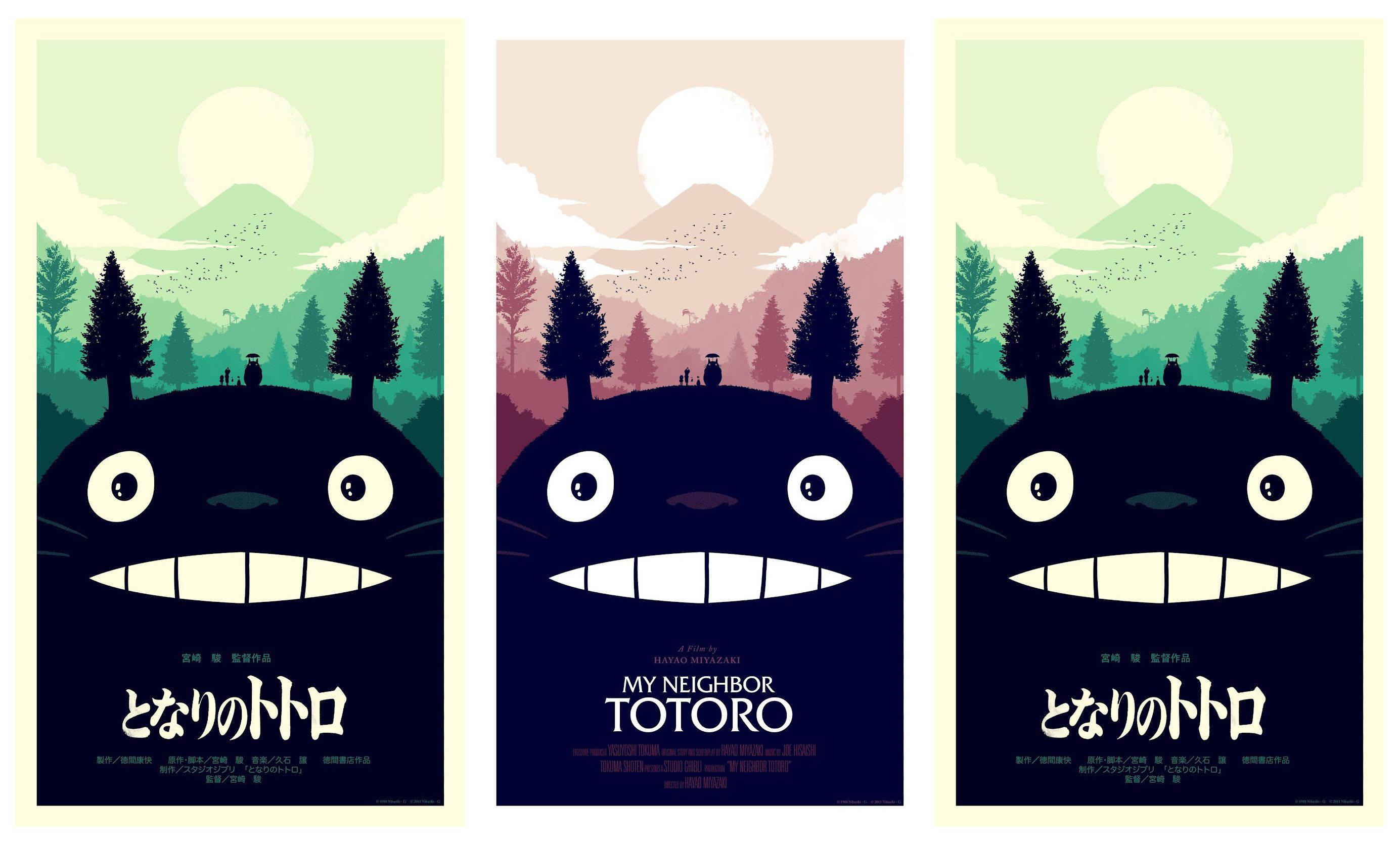 Taking a Breath of Fresh Air with Totoro — 2769x1676 wallpaper