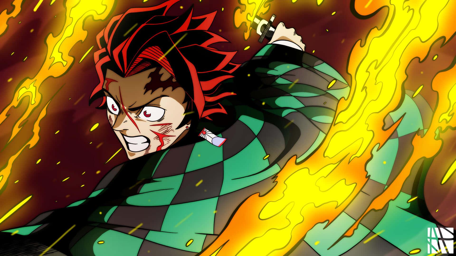 Tanjiro, determined to protect those he loves. — 1920x1080 wallpaper
