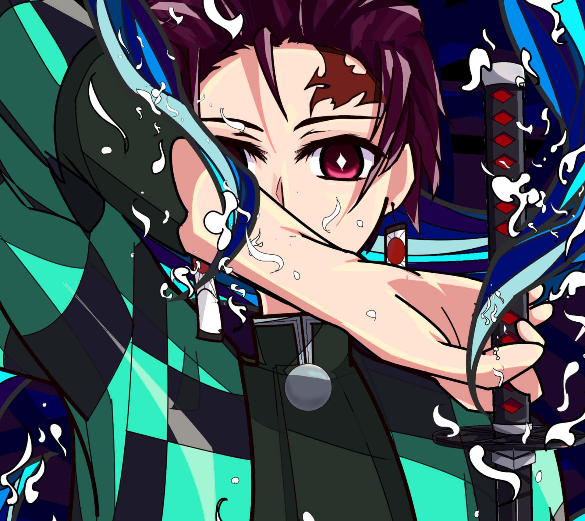Tanjiro Kamado is ready for battle — 1920x1710 wallpaper