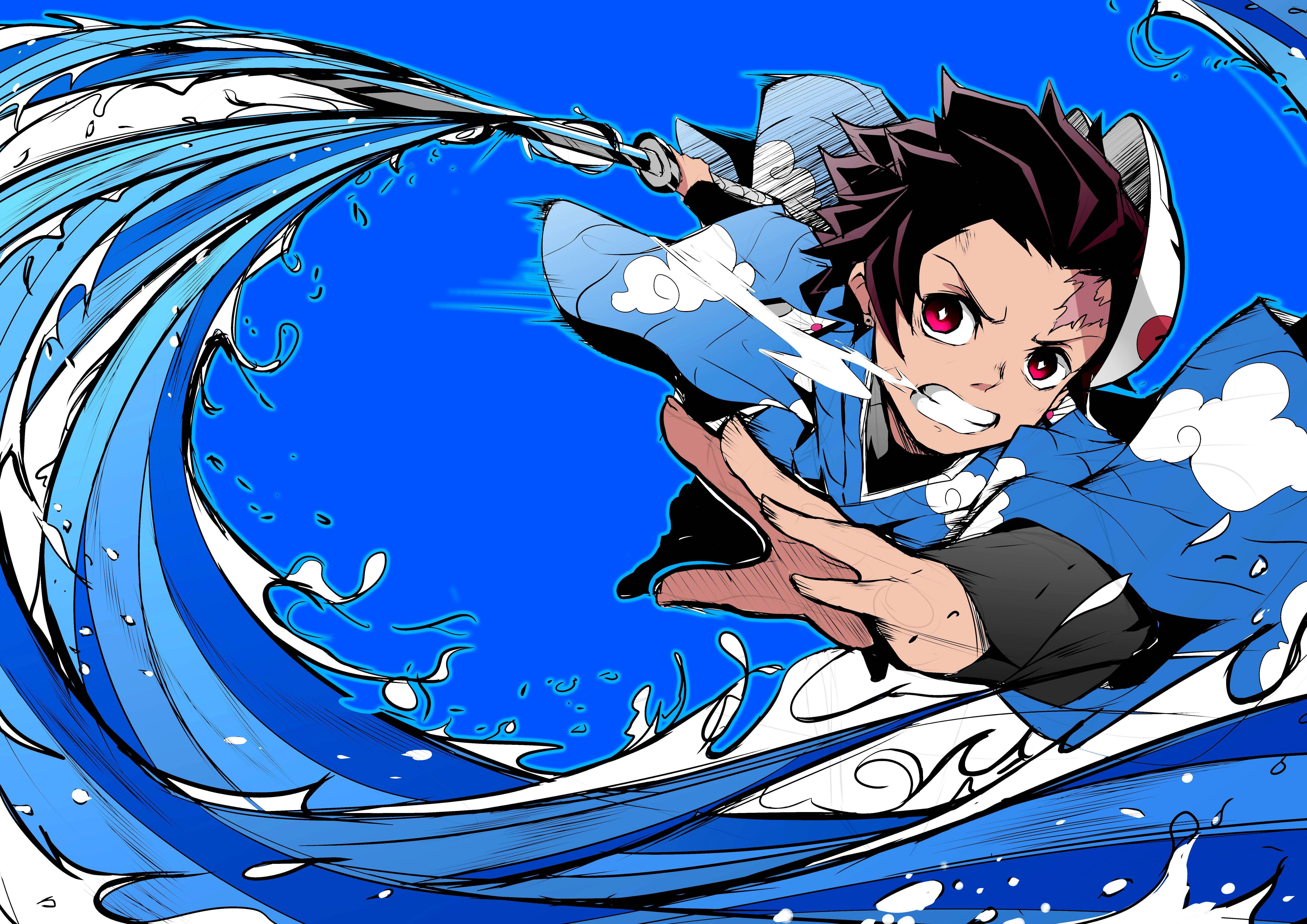 Tanjiro PFP Whirlpool — 7017x4961 wallpaper
