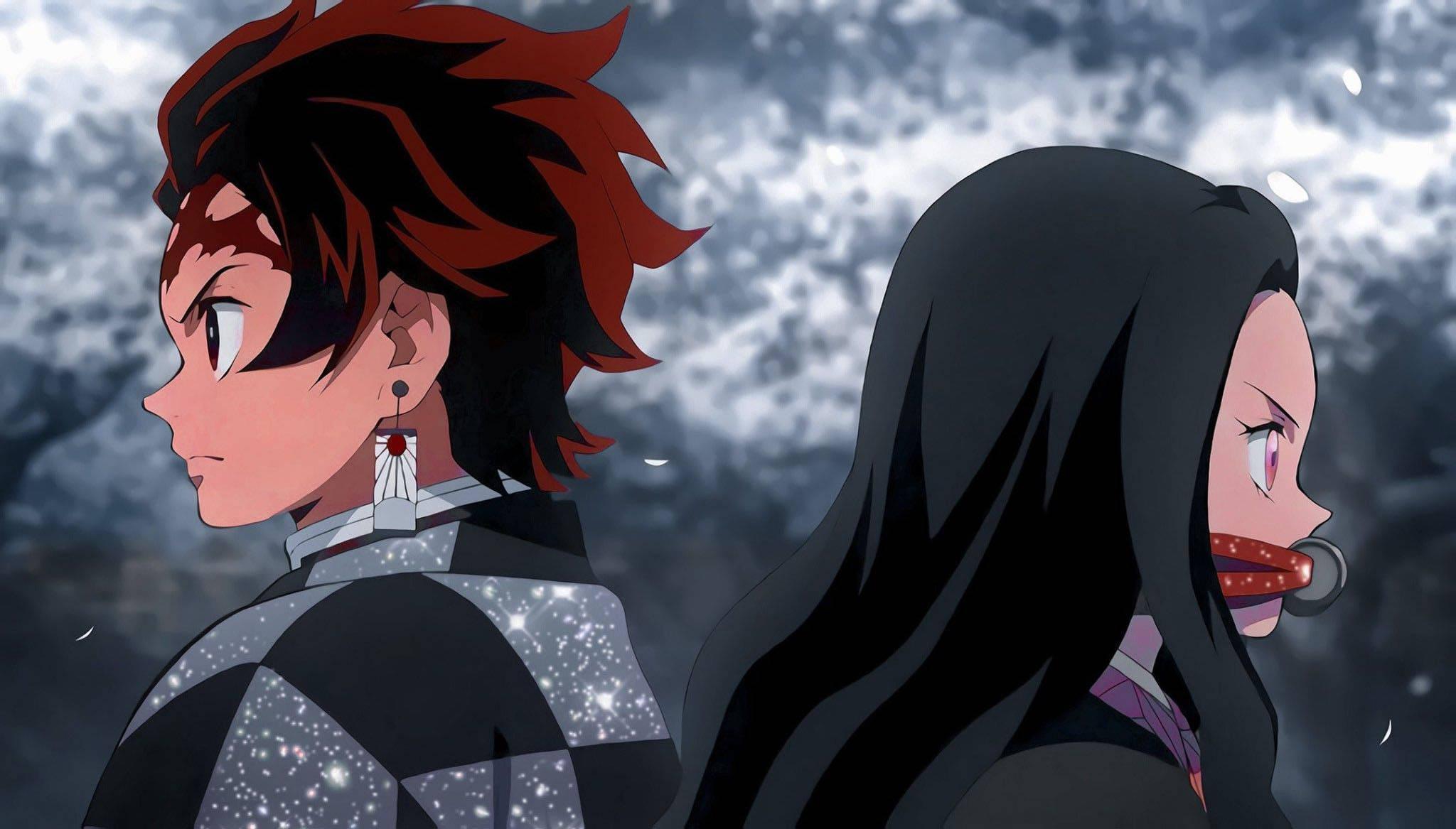Tanjiro PFP With Nezuko — 2048x1167 wallpaper