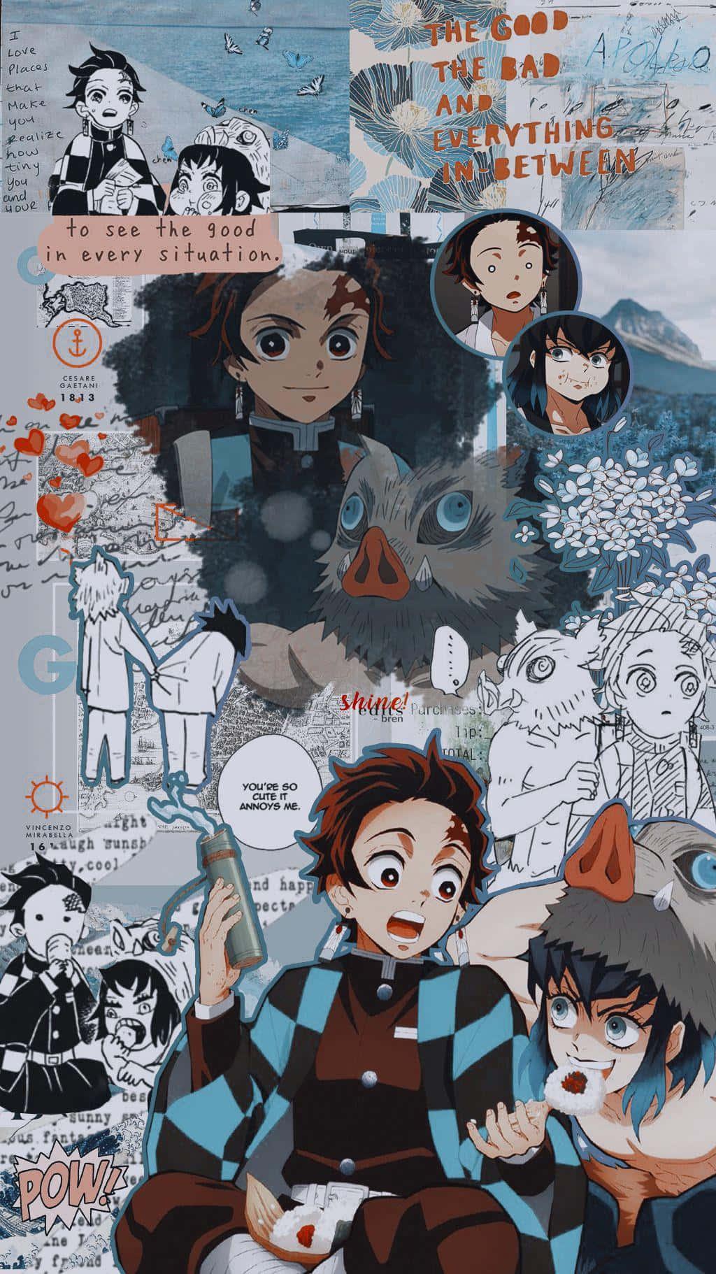 Tanjiro the Demon Slayer embarks on a quest to save his family — 1024x1822 wallpaper