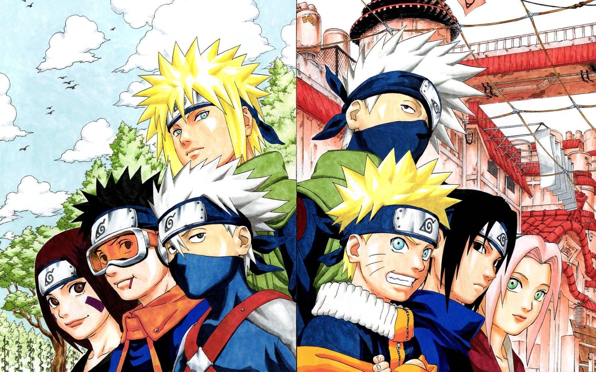 Team Minato And Kakashi — 1920x1200 wallpaper