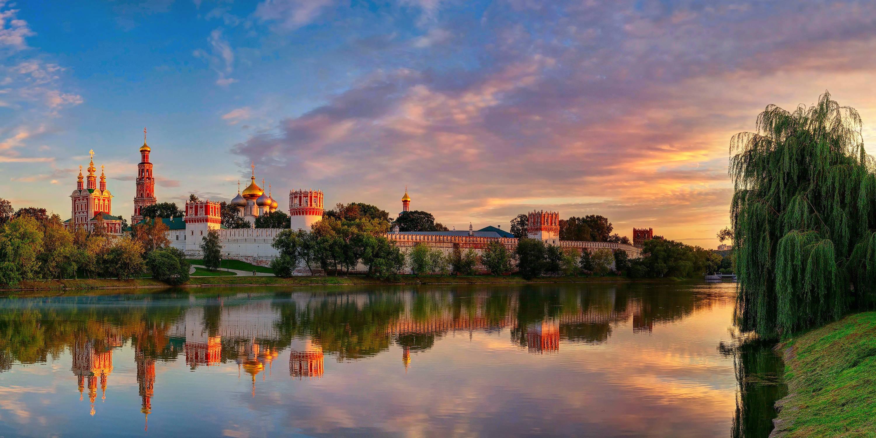 Temple Of Gods Moscow — 3000x1500 wallpaper