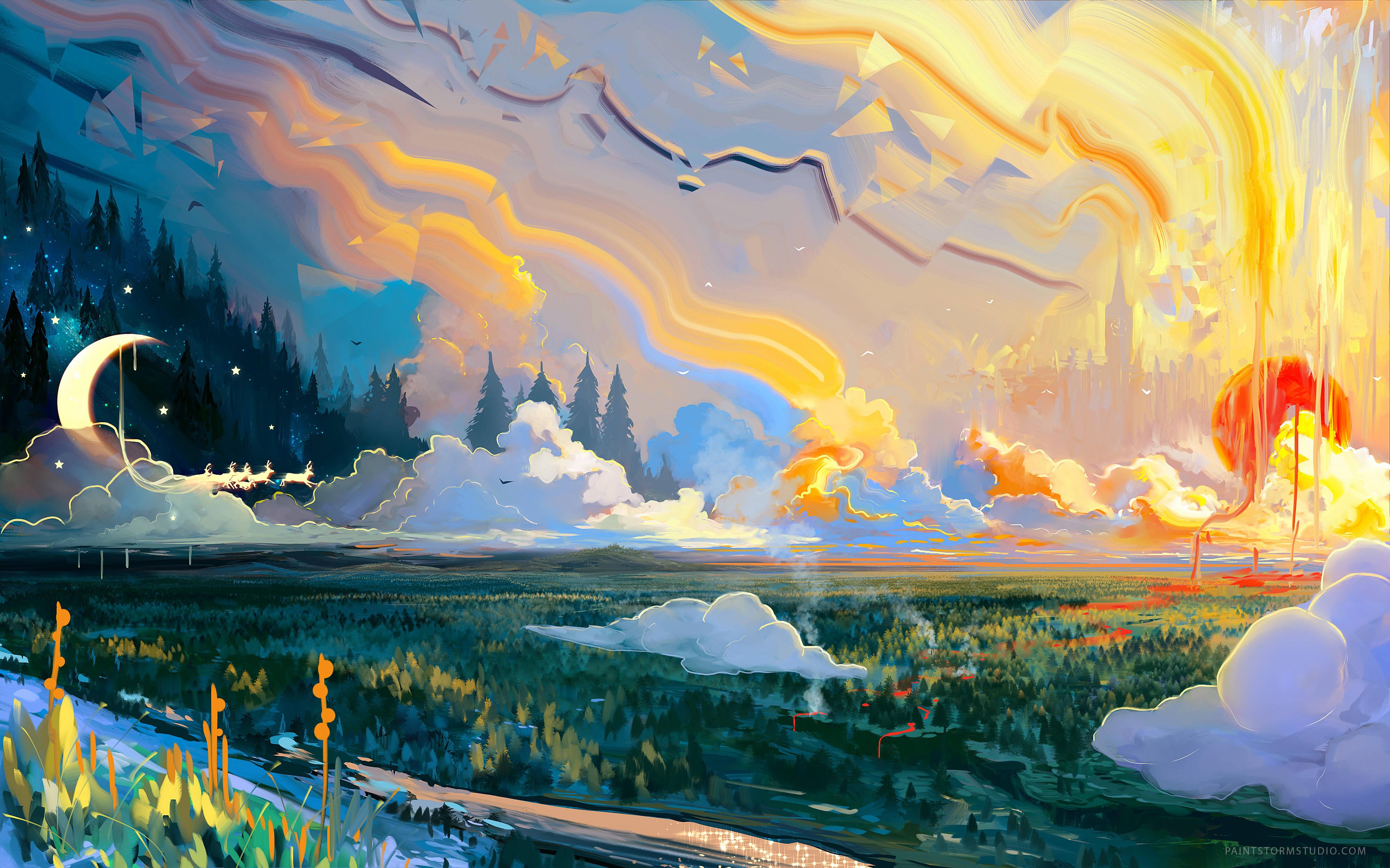 Terrific Landscape Art — 4000x2500 wallpaper