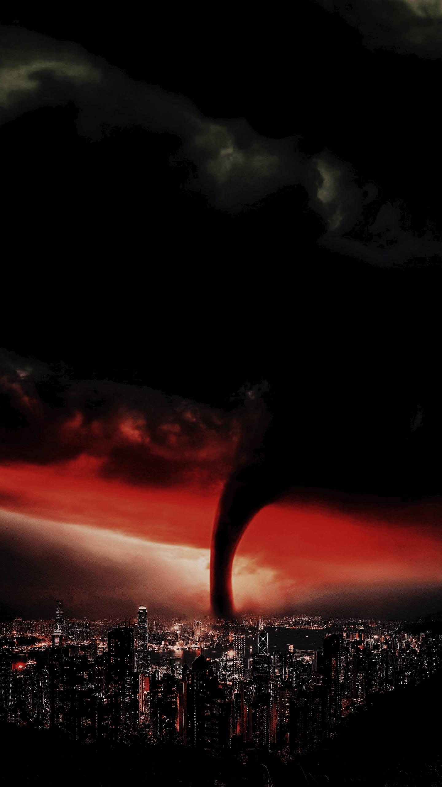 Terrifying Tornado Oled — 1440x2560 wallpaper