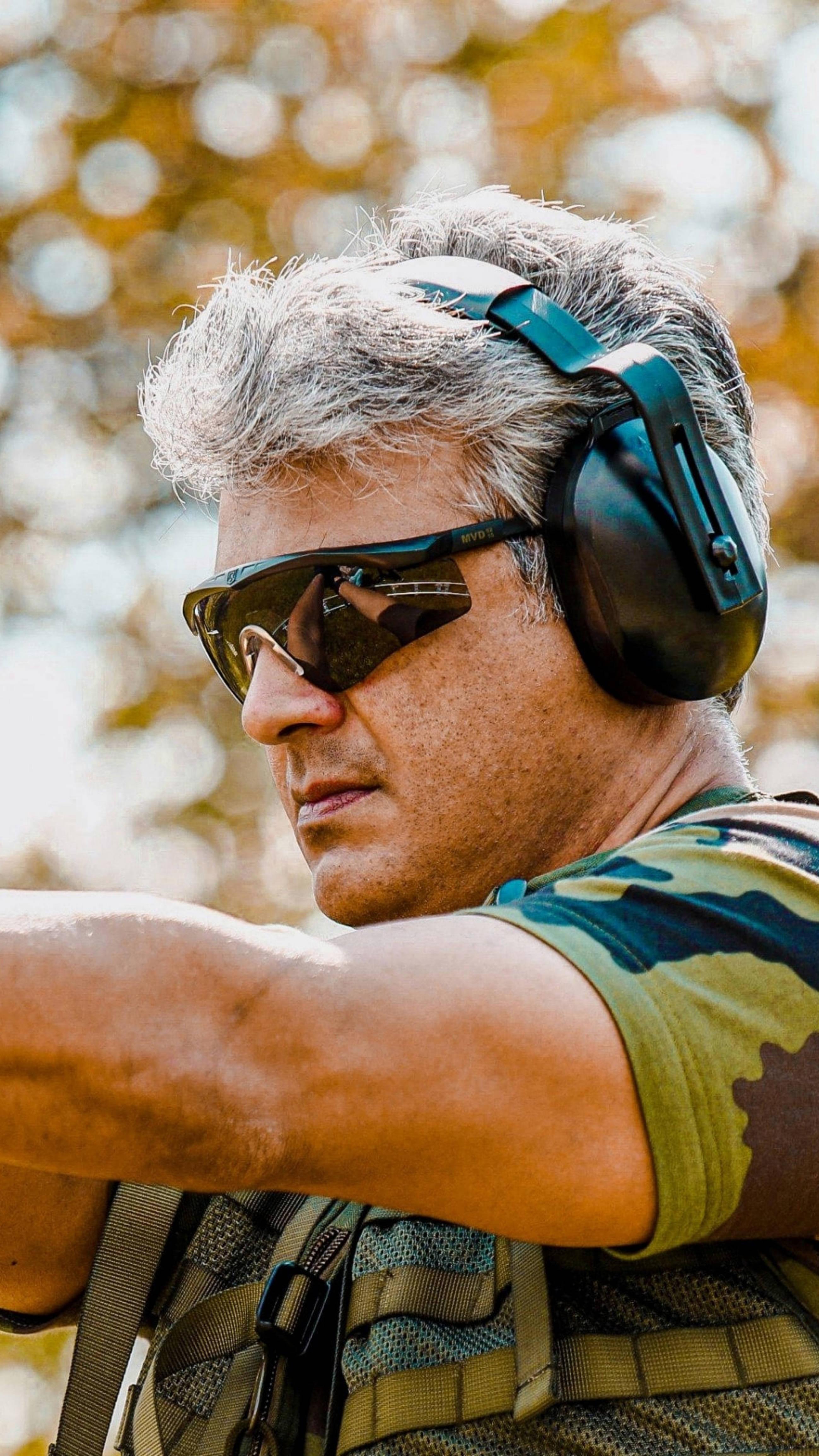 Thala Ajith In Rifle Shooting Competition — 2598x4618 wallpaper