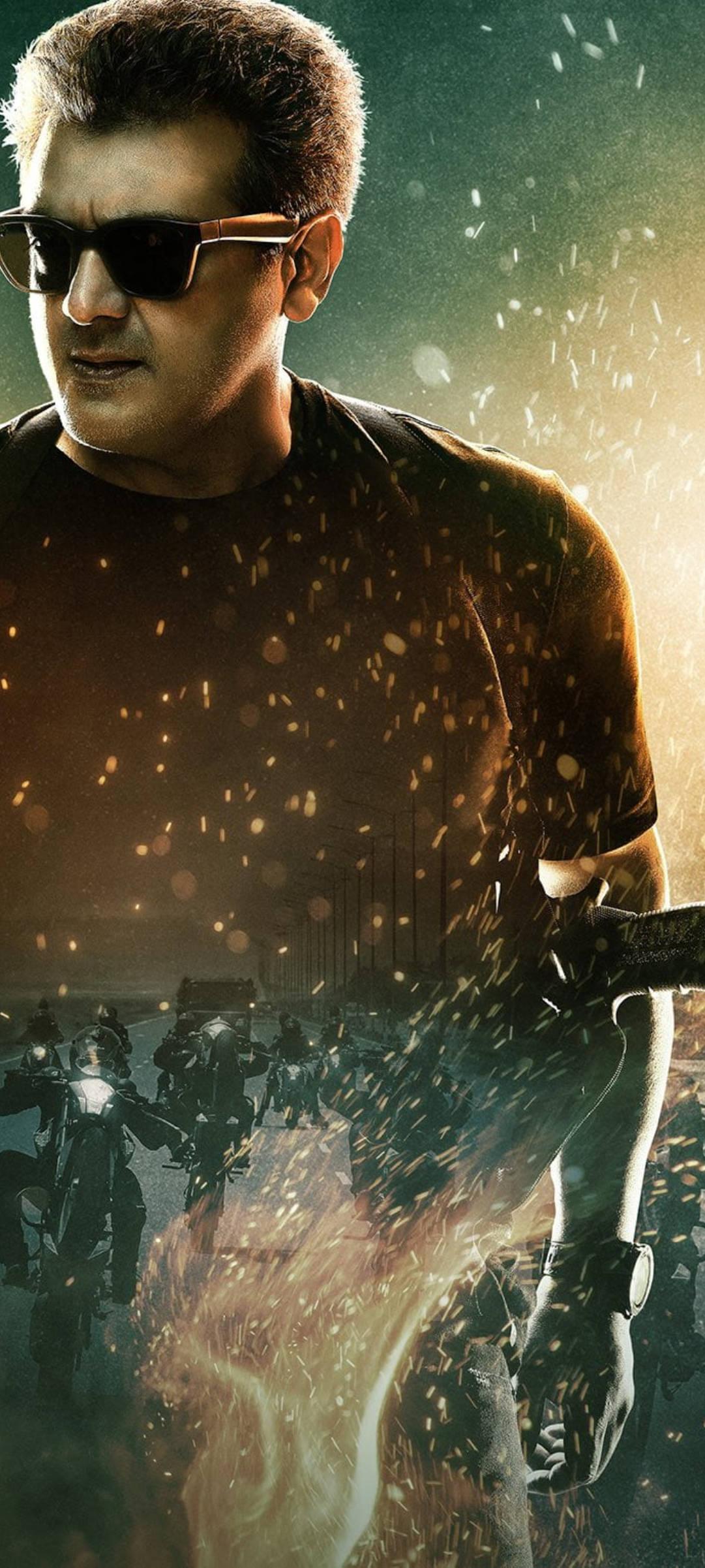Thala Ajith Strikes a Pose in Valimai Poster — 1081x2402 wallpaper