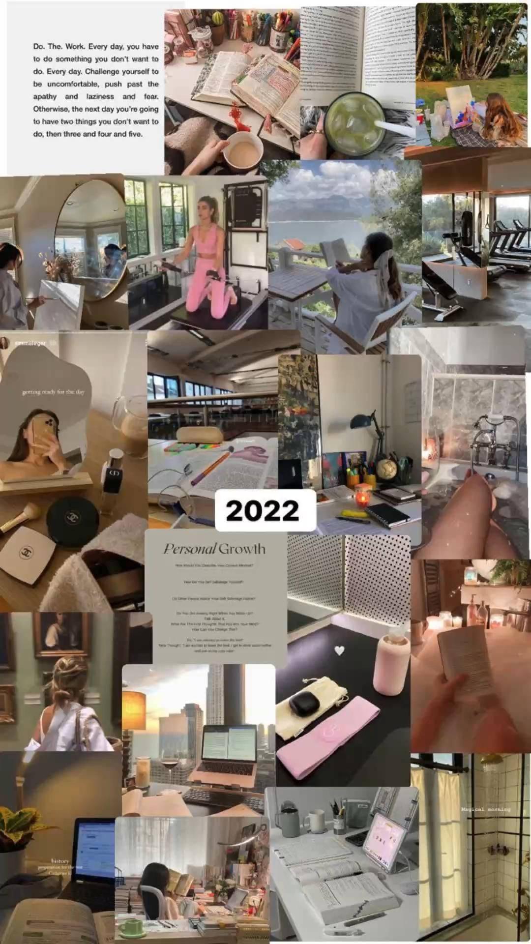 That Girl Aesthetic 2022 Collage — 1080x1920 wallpaper