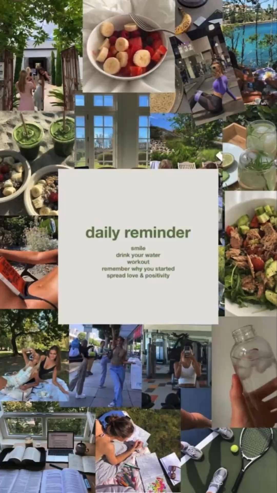 That Girl Aesthetic Daily Reminder — 1080x1920 wallpaper