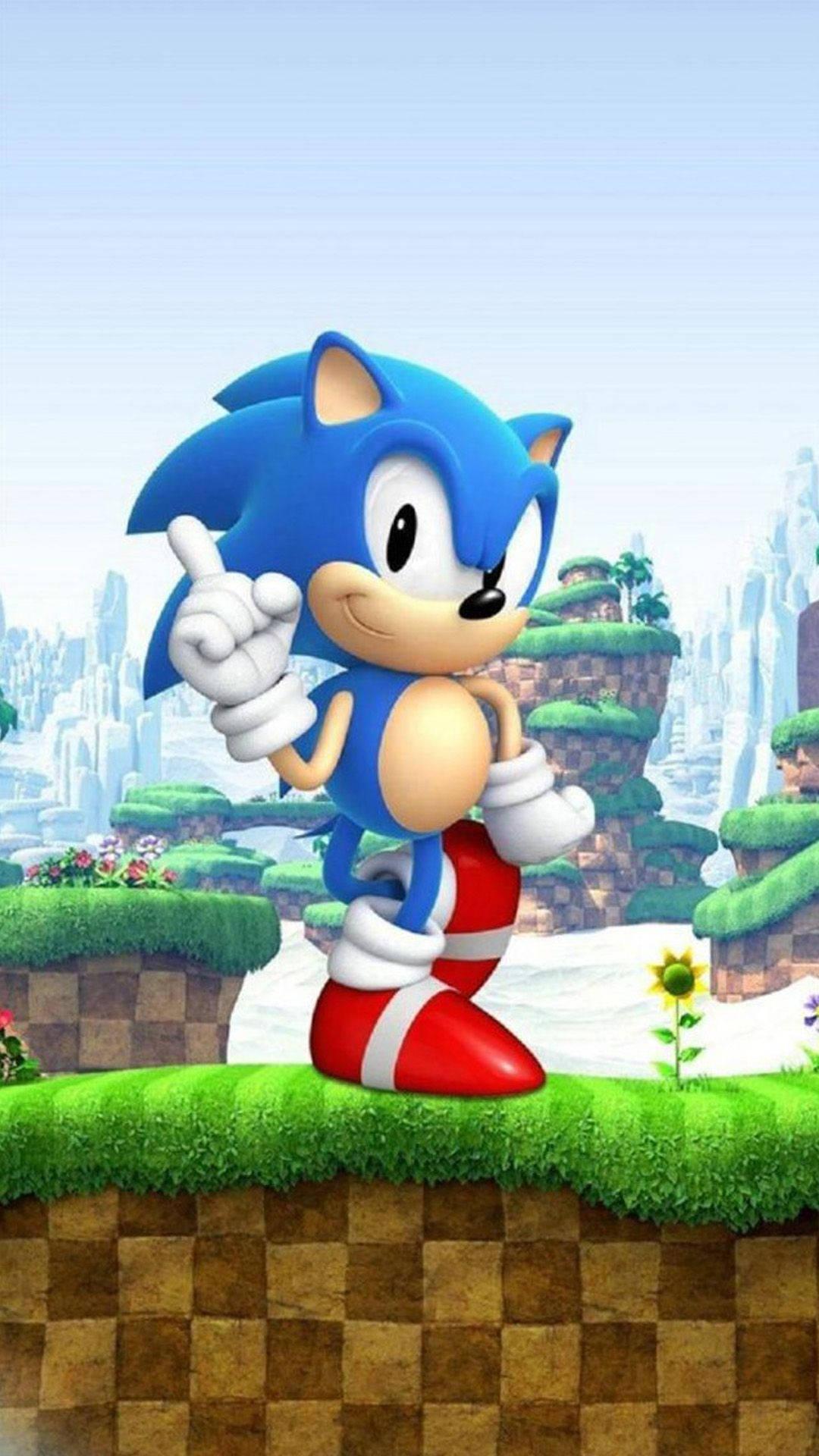 The Adventurous Hedgehog Sonic — 1080x1920 wallpaper