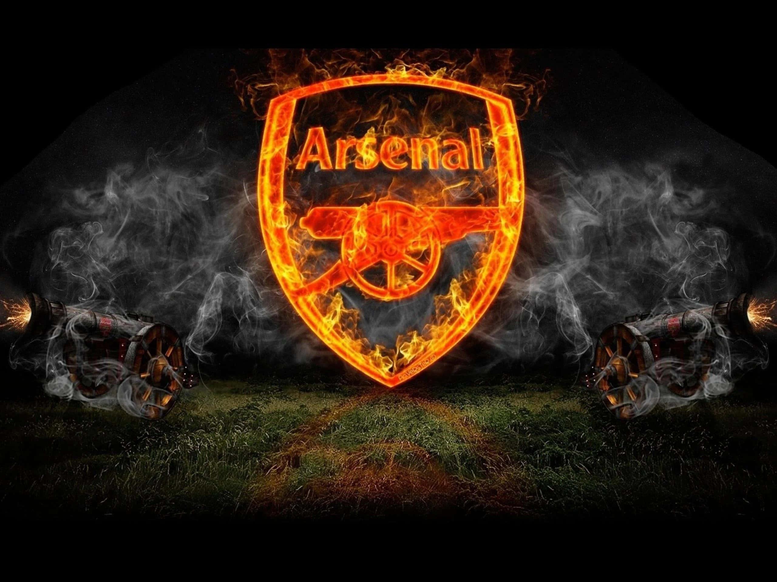 The Arsenal football team in action during a Premier League match — 2560x1920 wallpaper