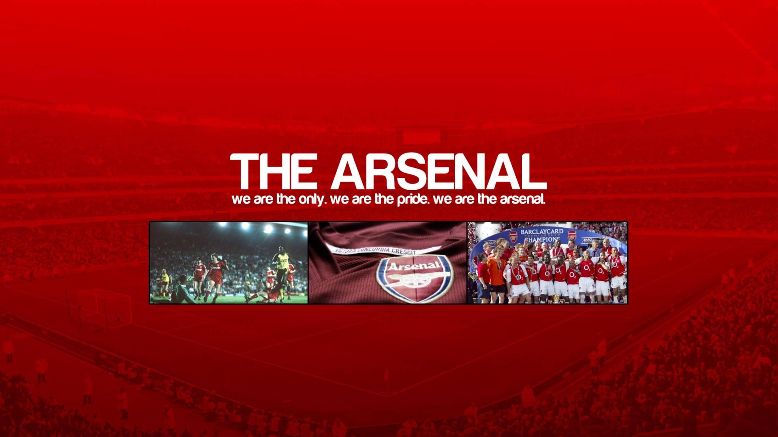 The Arsenal Quote Cover — 2560x1440 wallpaper