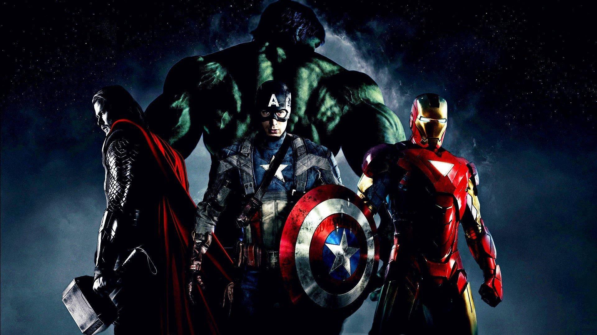 The Avengers assemble for a thrilling movie adventure — 1920x1080 wallpaper