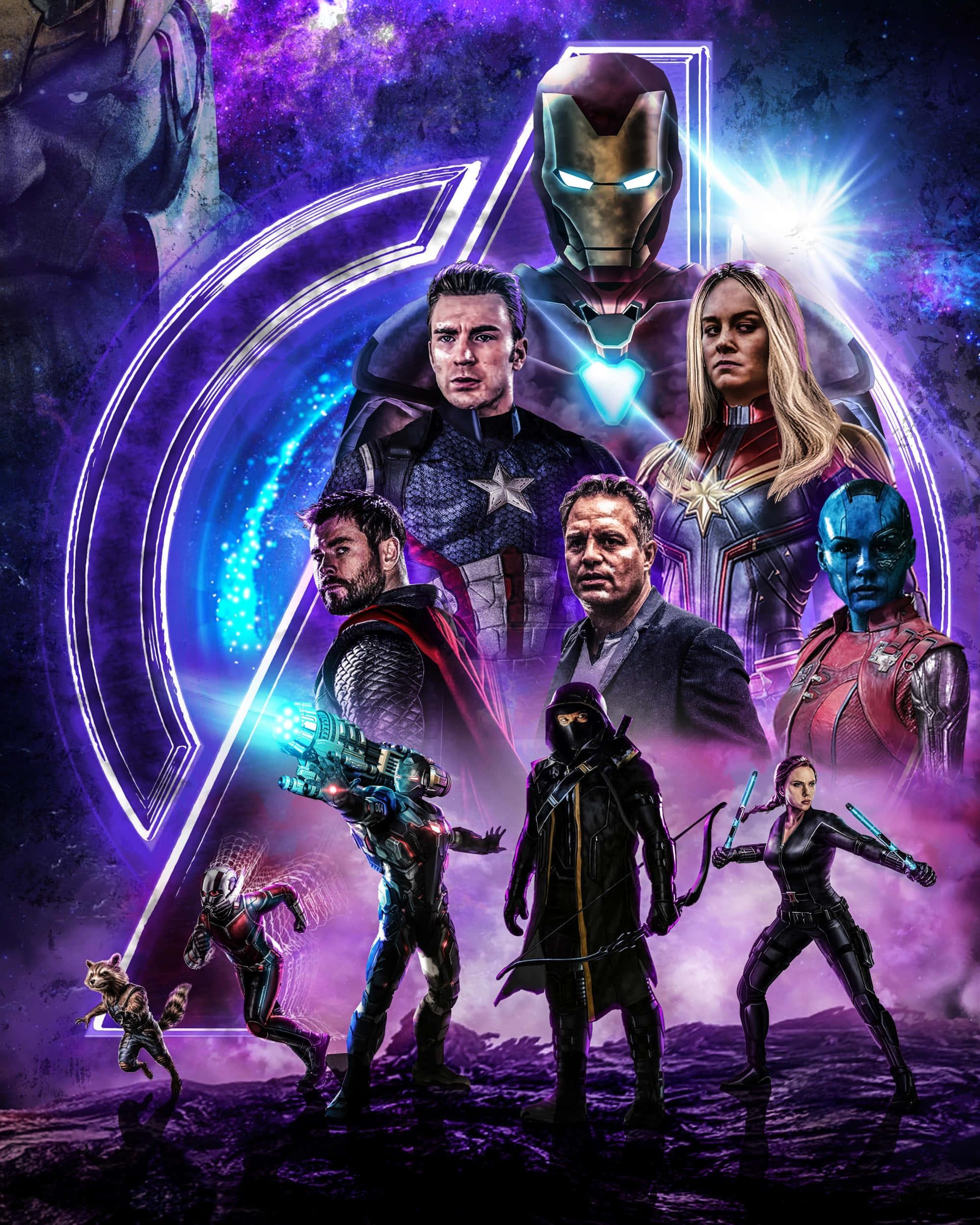 The Avengers assemble for one last stand — 2000x2500 wallpaper