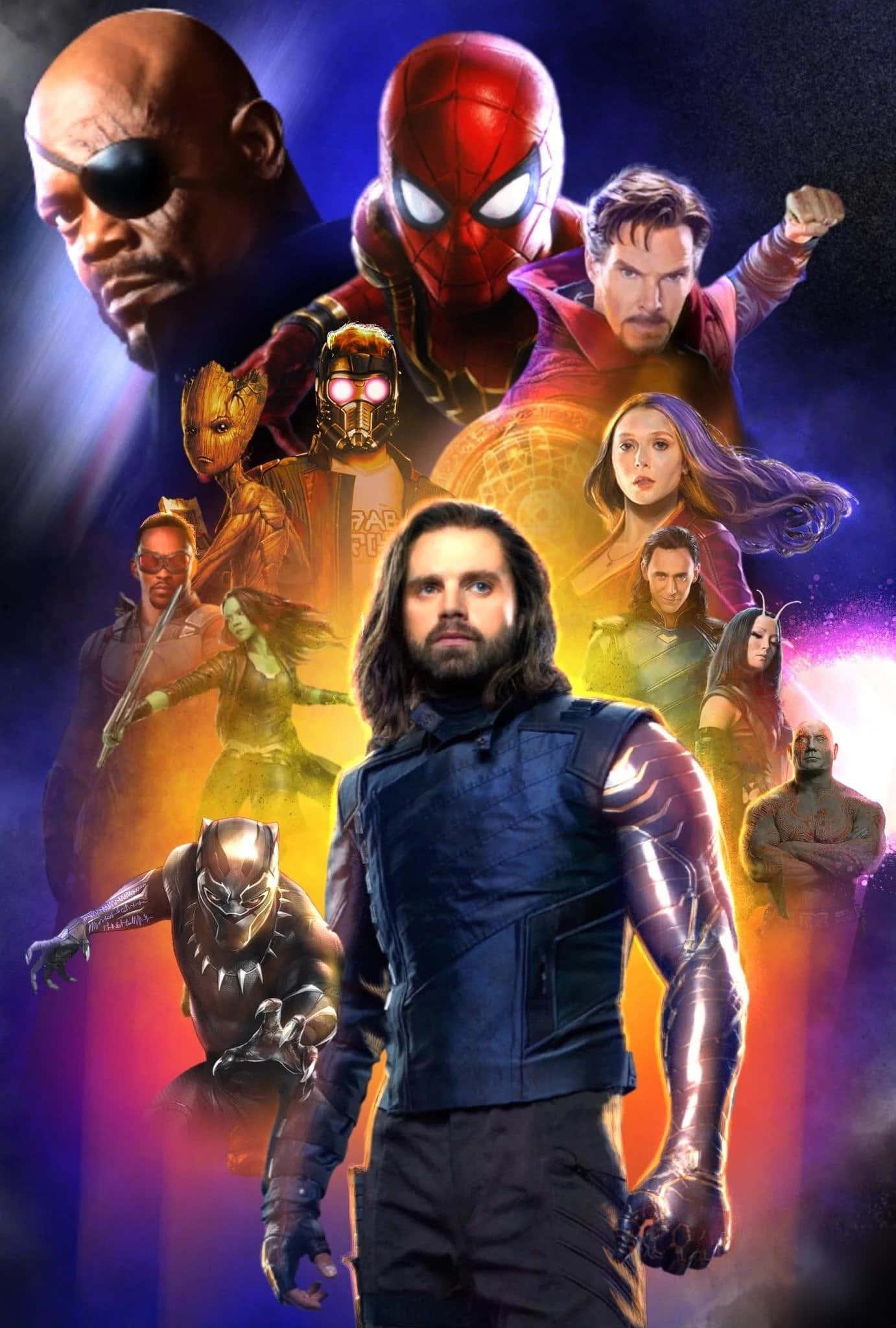The Avengers assemble once again in 'Avengers Endgame'. — 1382x2048 wallpaper