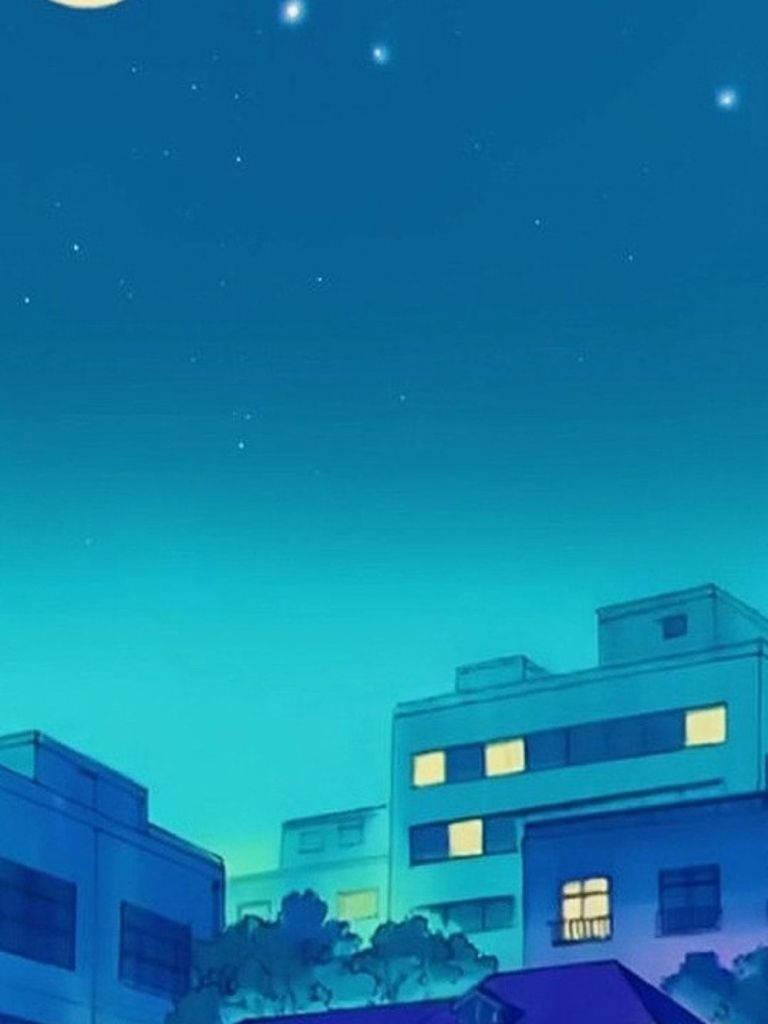 The beauty of a vibrant city illuminated at night — 768x1024 wallpaper