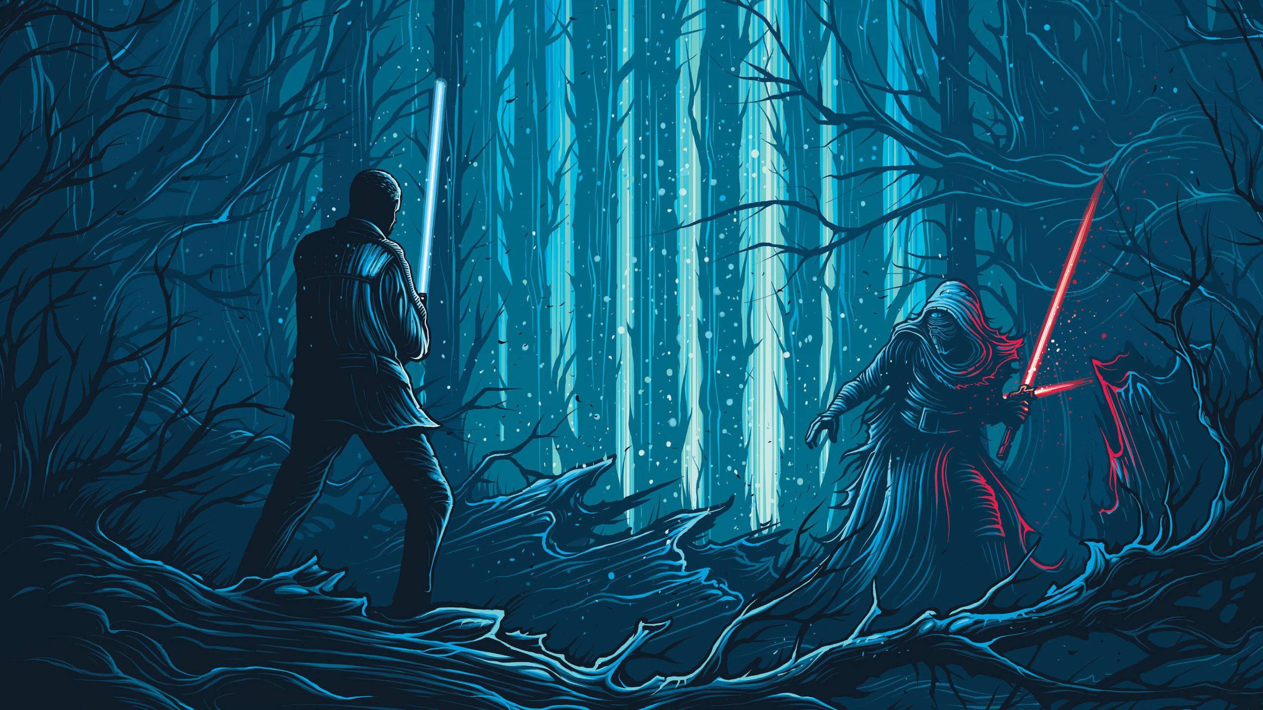 The beauty of Endor forest in Star Wars