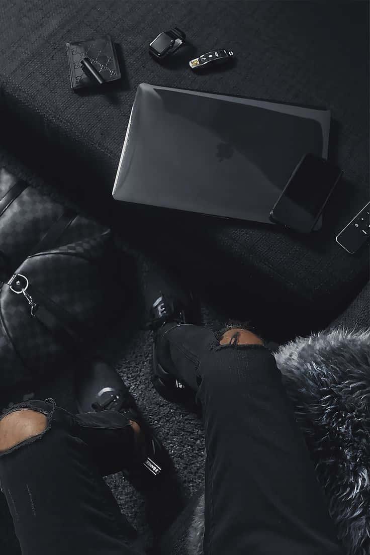 The Black of Midnight — 736x1104 wallpaper