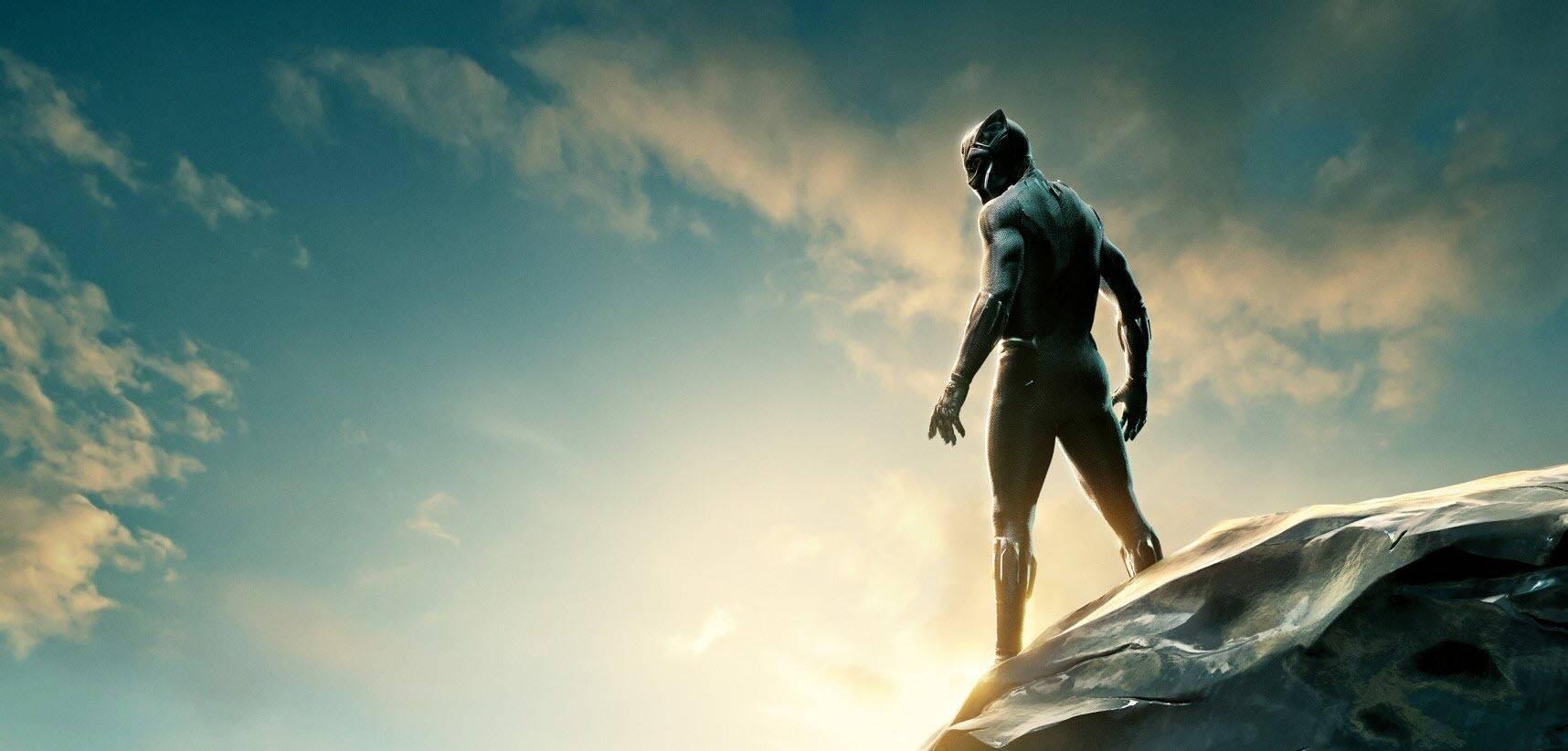 The Black Panther, a powerful superhero and protector of Wakanda. — 1716x823 wallpaper