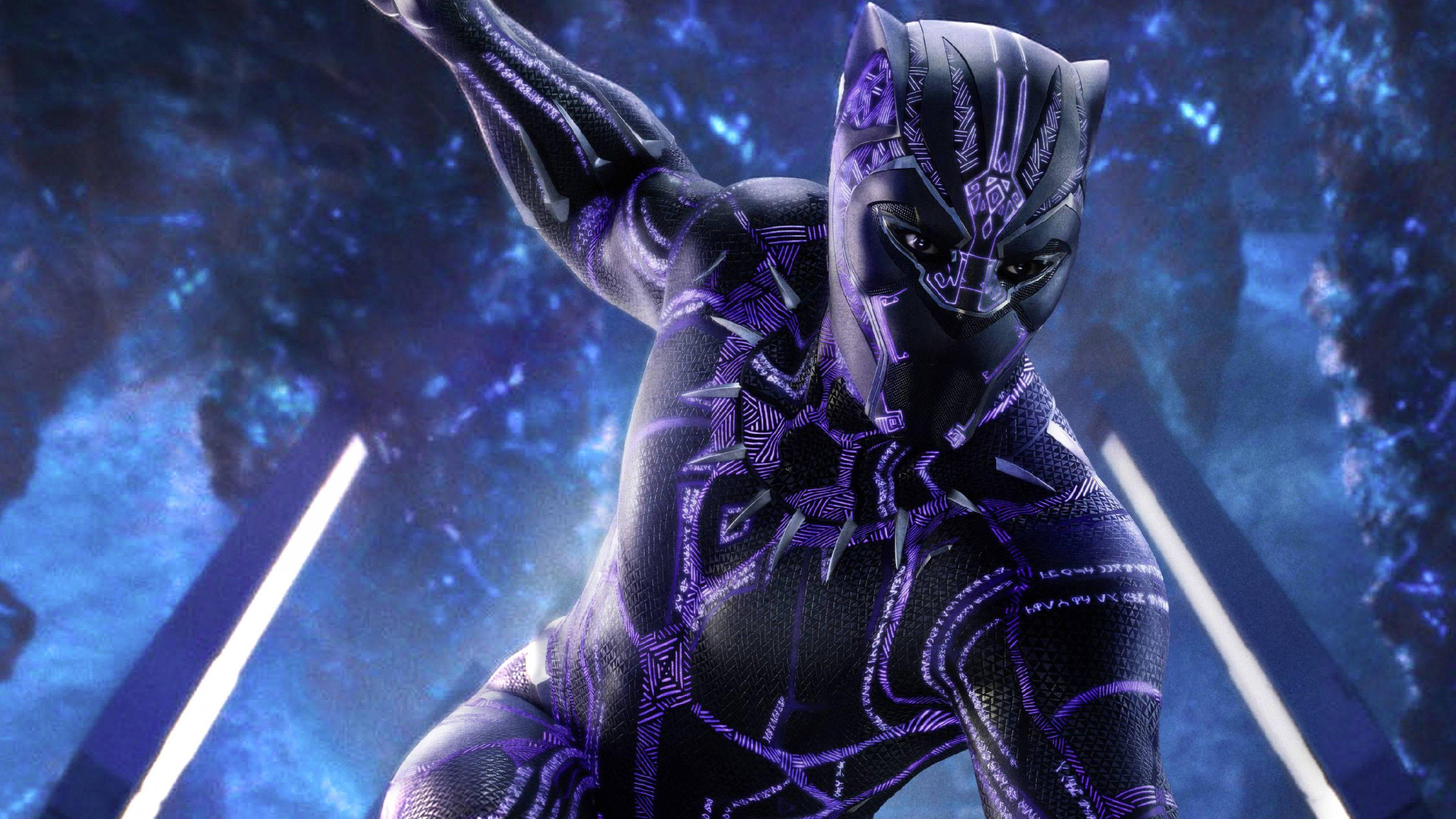 The Black Panther Ready to Protect and Serve — 3840x2160 wallpaper