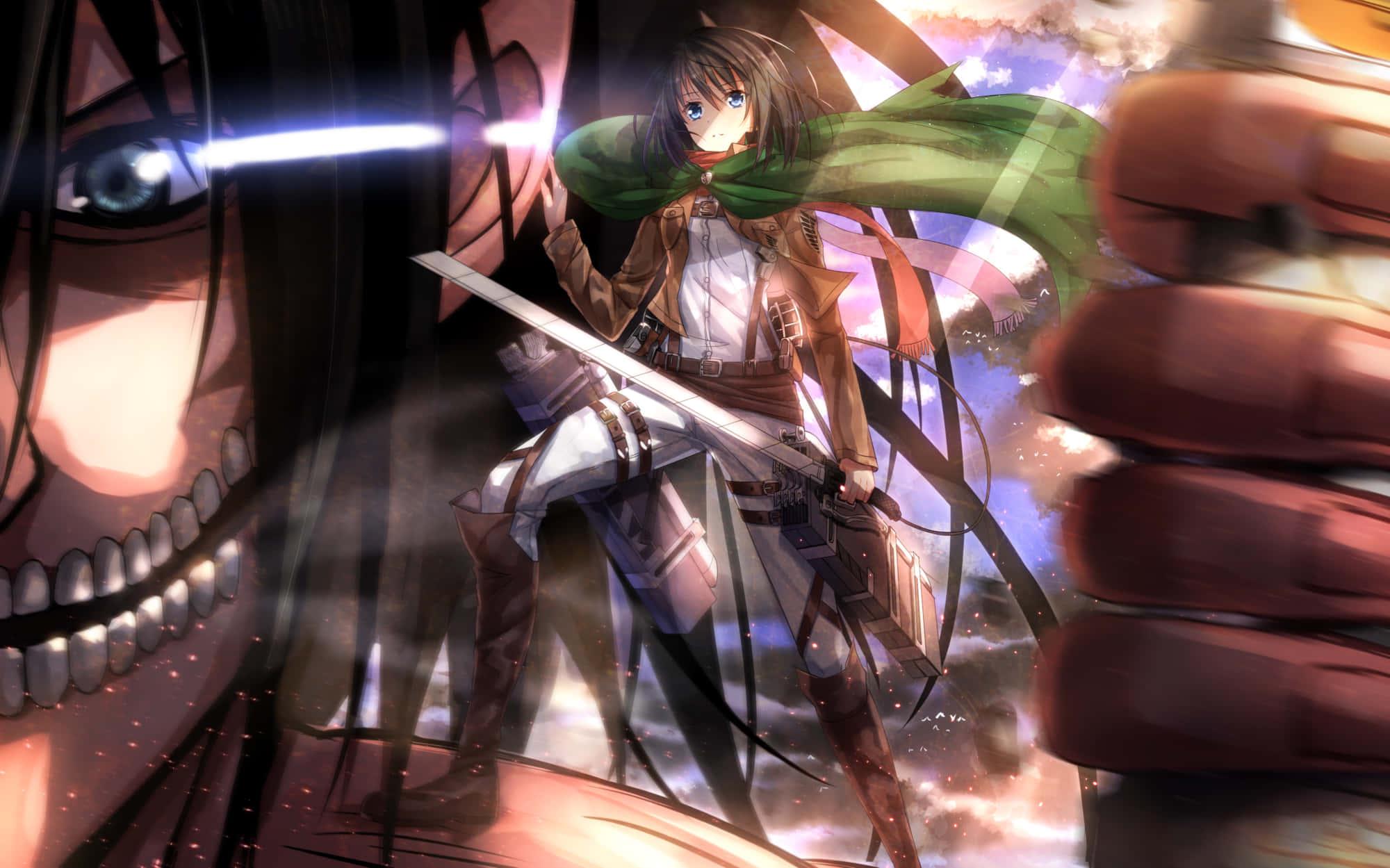 The Colossal Titans in Attack On Titan — 2000x1249 wallpaper