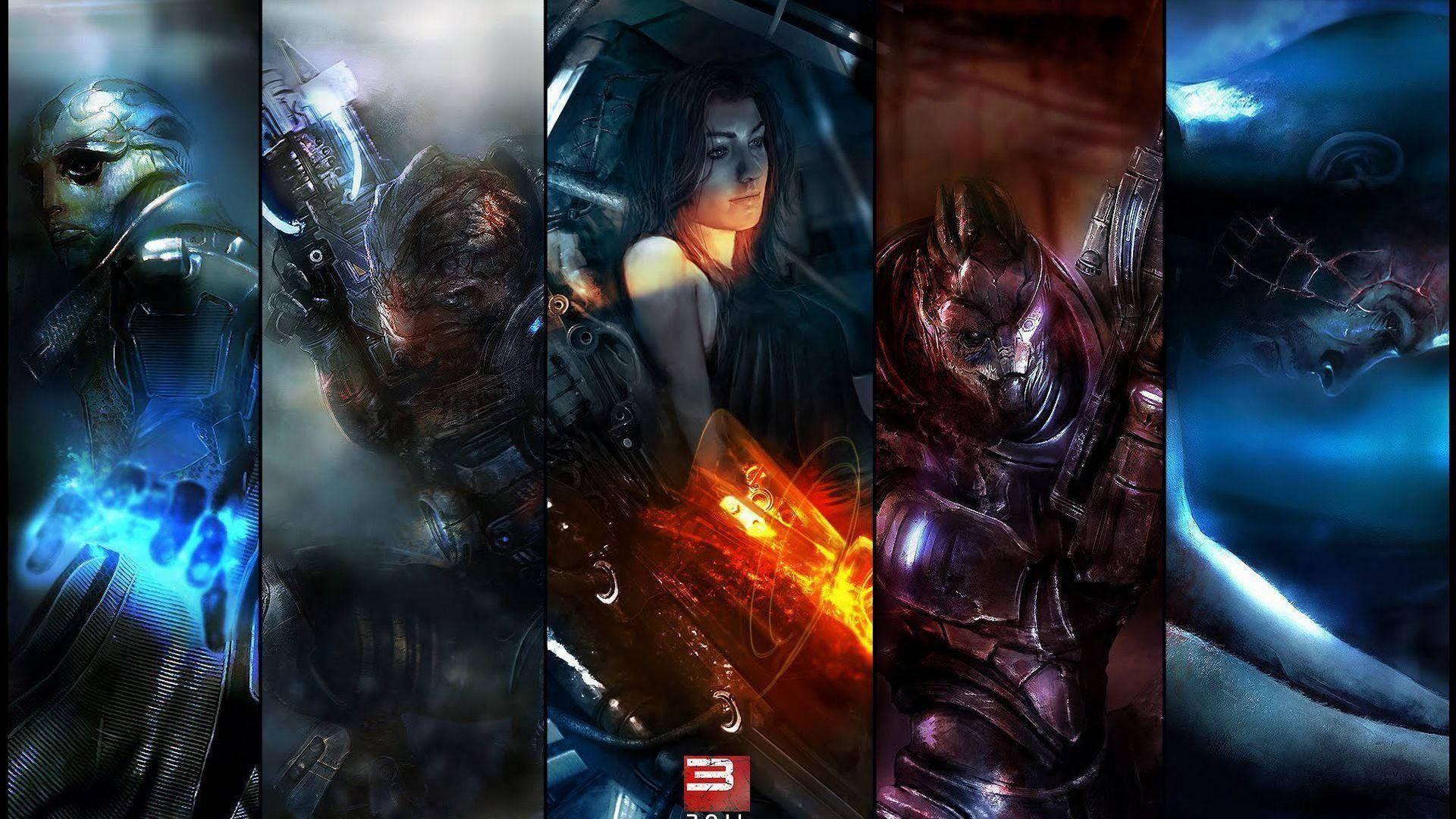 The crew of the Normandy from the Mass Effect series