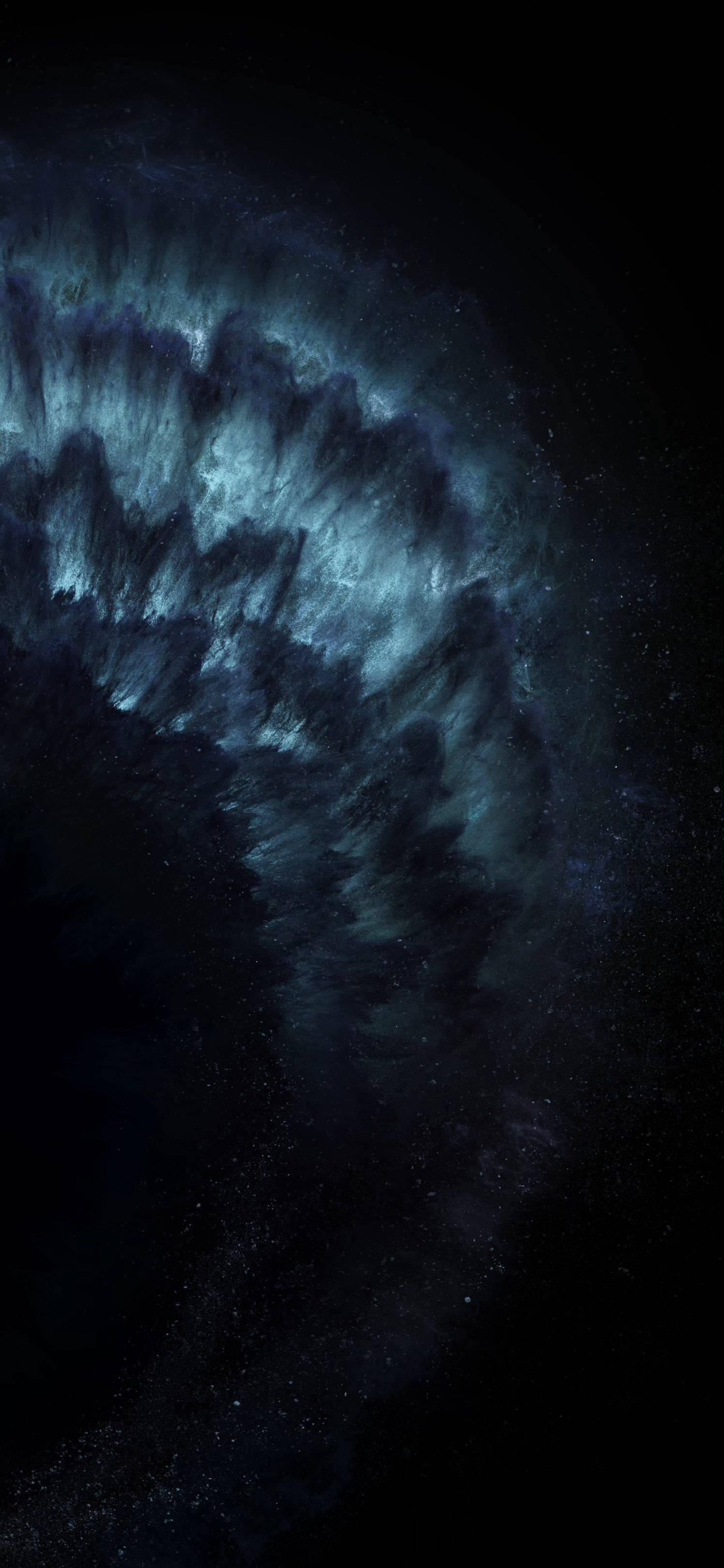 The Dark Side of the Wave — 1496x3238 wallpaper