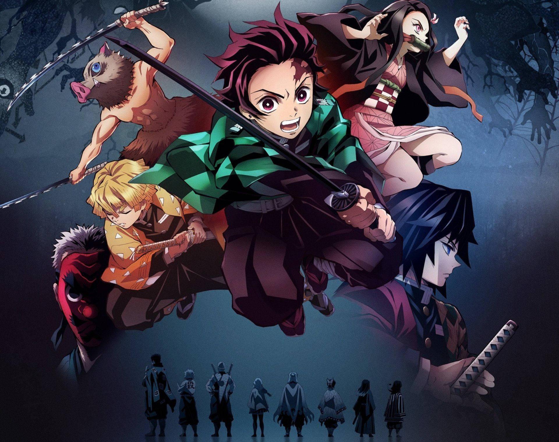 The Demon Slayer team ready for battle
