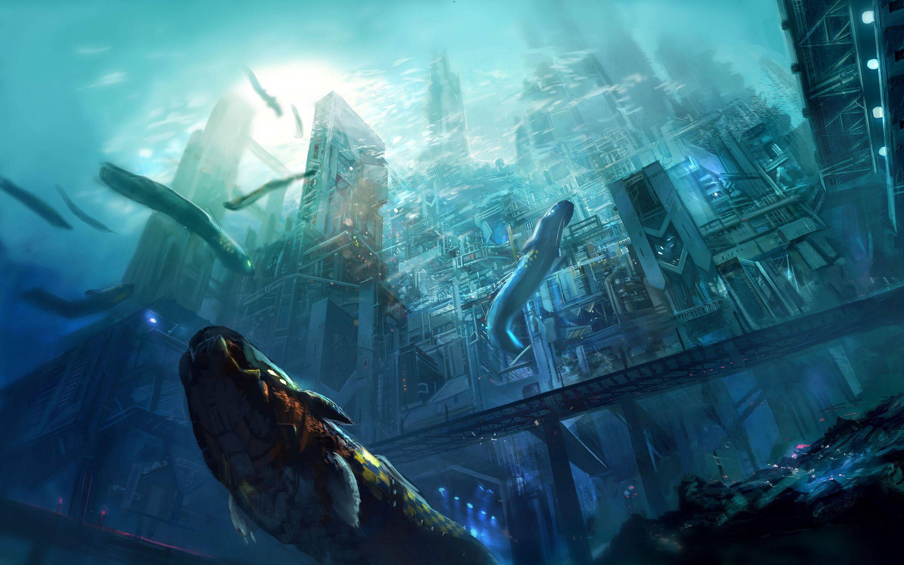 The depths of a mysterious underwater world