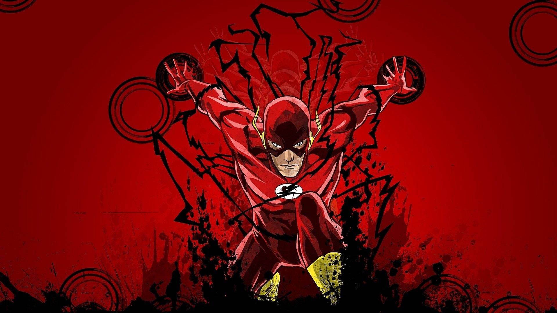 The Flash, unstoppable hero — 1920x1080 wallpaper