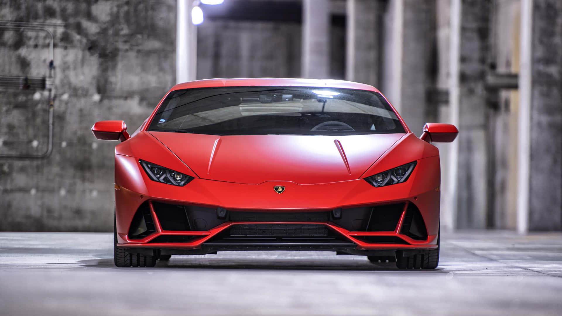 the front end of a red sports car — 1920x1080 wallpaper