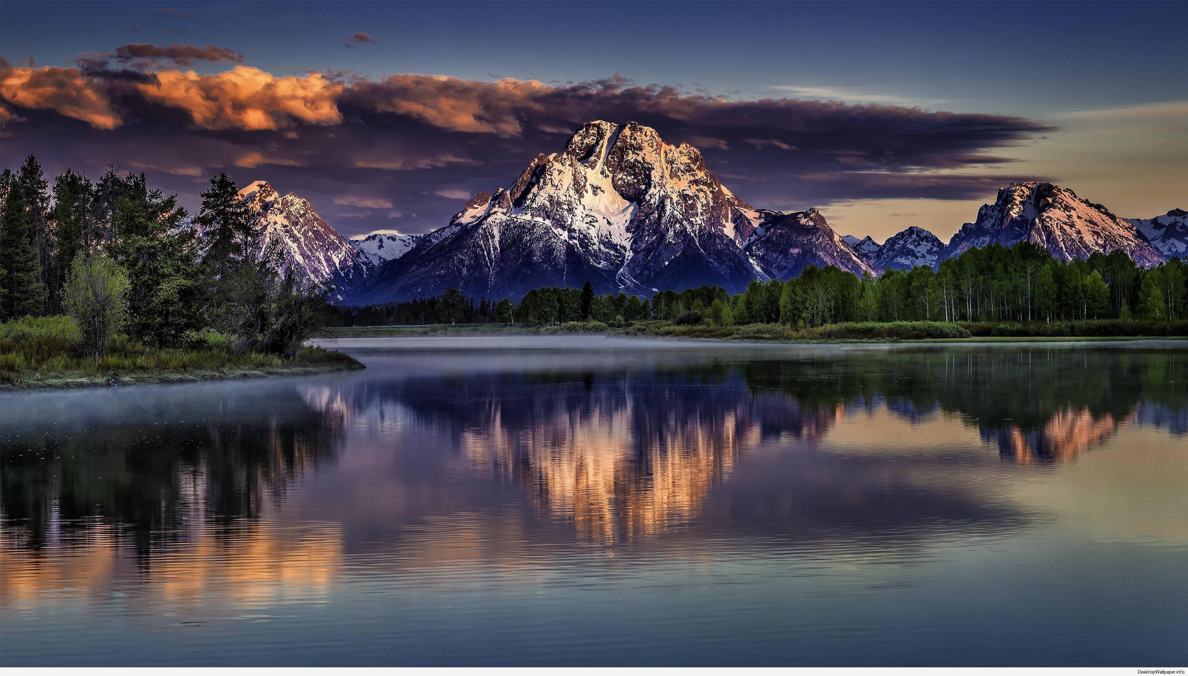 The Gigantic Teton Mountain Range in Wyoming, USA — 3840x2188 wallpaper