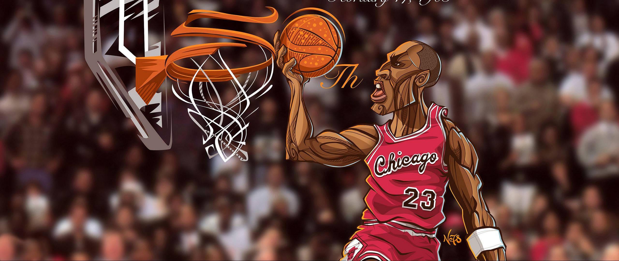 The GOAT - Michael Jordan — 2560x1080 wallpaper