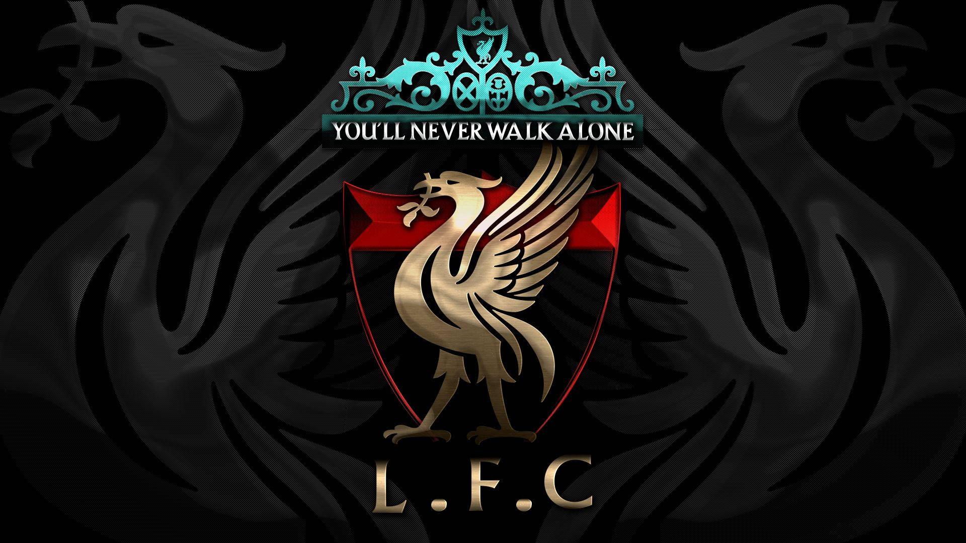 The Gold Liver Bird Soaring Above Anfield - Home of Liverpool FC — 1920x1080 wallpaper