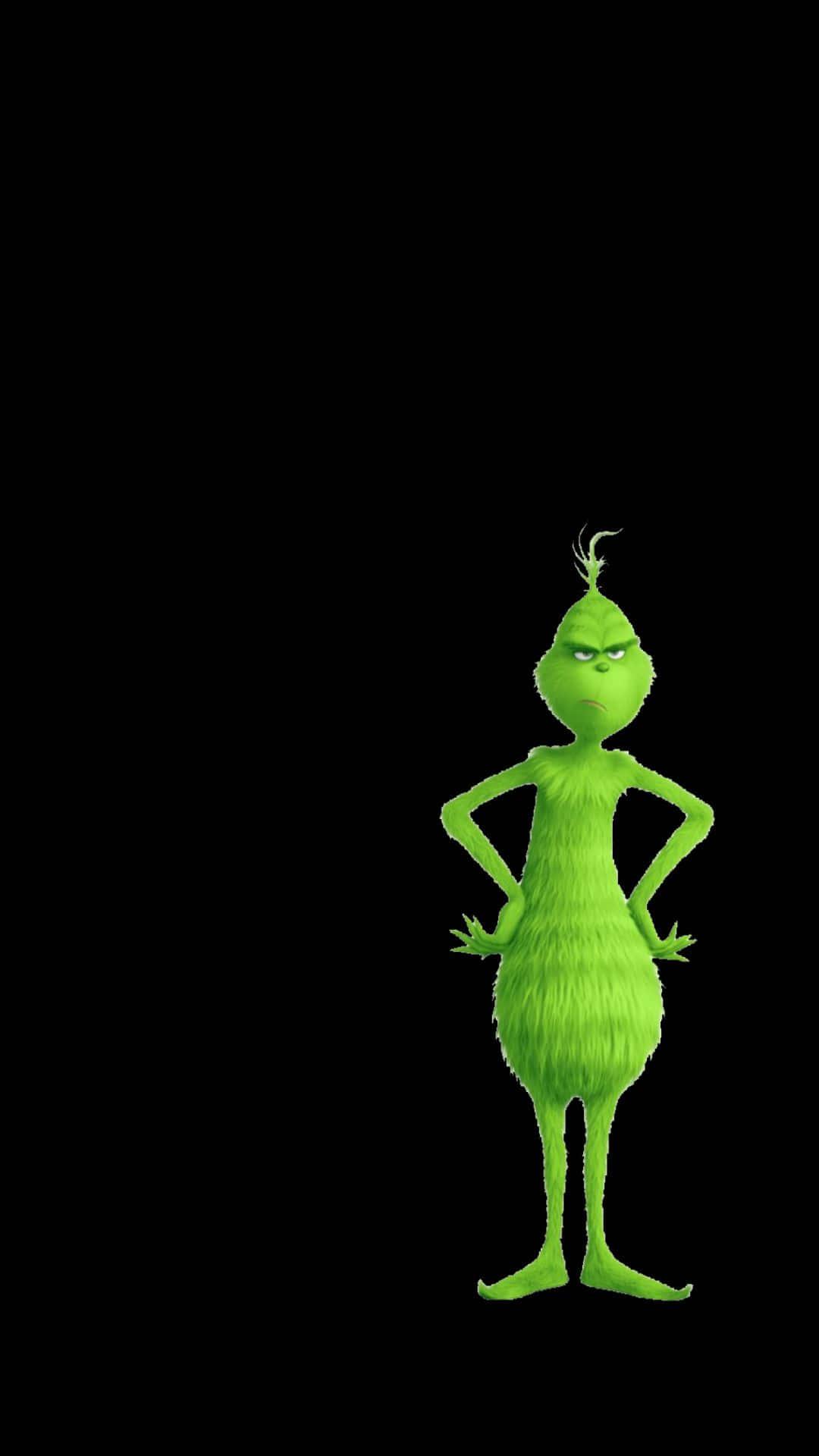 The Grinch can't resist his holiday cheer. — 1080x1920 wallpaper