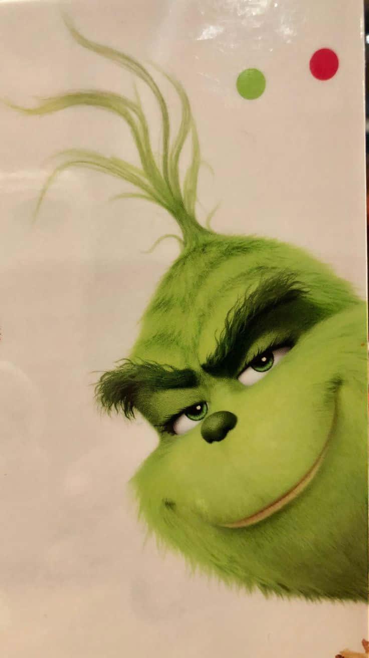 the grinch christmas card — 736x1311 wallpaper